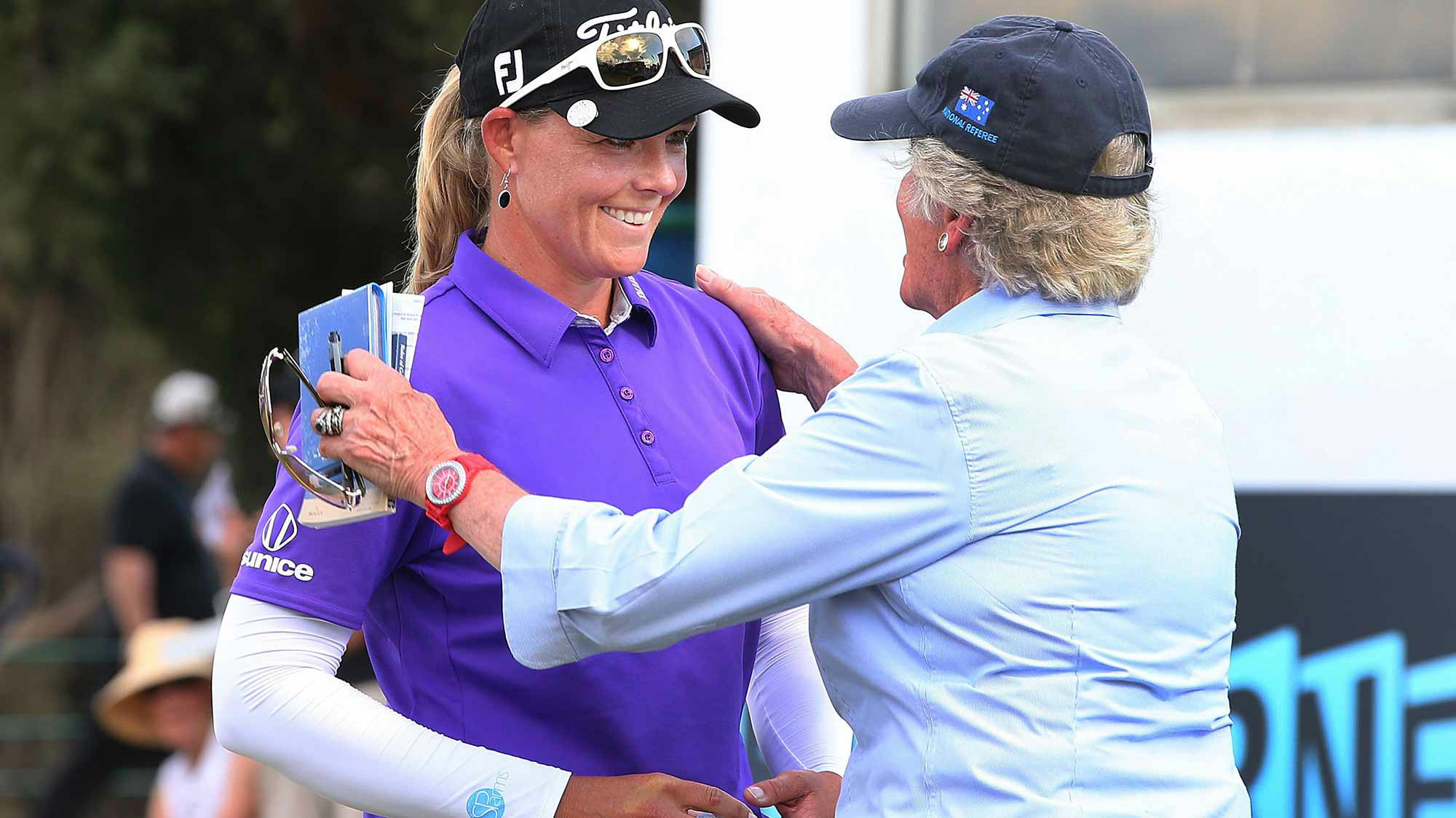 Katherine Kirk at the ISPS Handa Women's Australian Open - Day 3