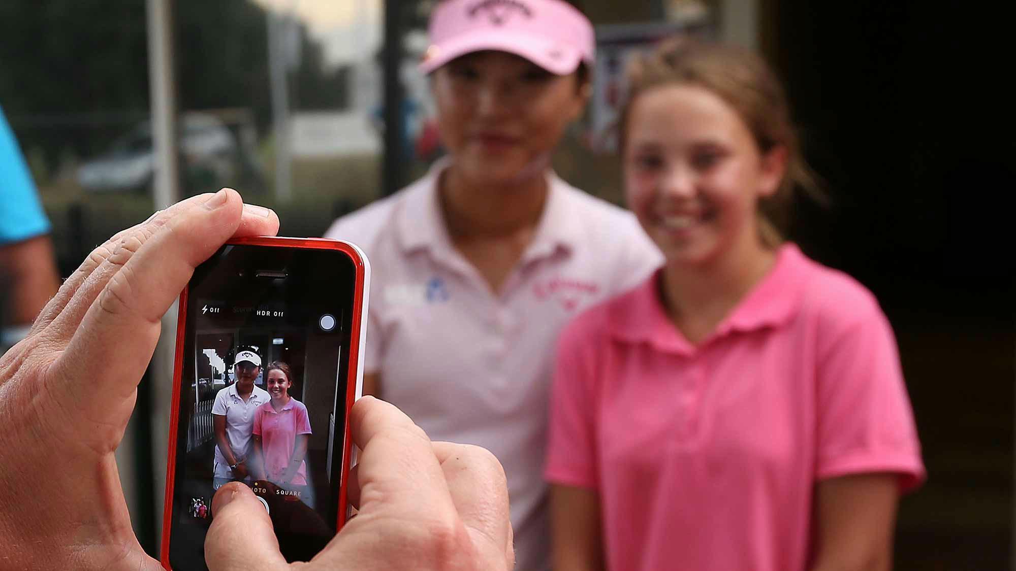 Lydia Ko with Fan at ISPS Handa Women's Australian Open - Day 3