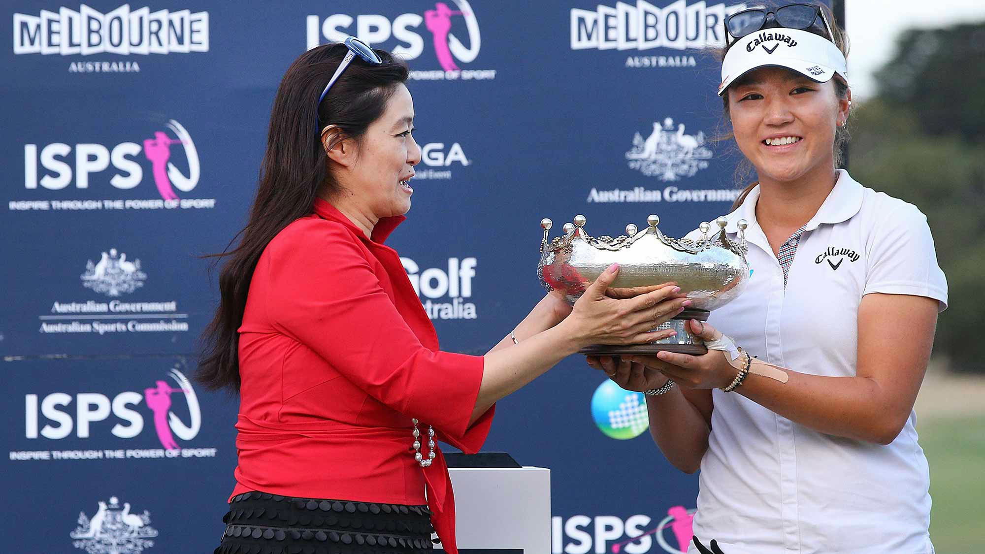 Lydia Ko during ISPS Handa Women's Australian Open Final Day