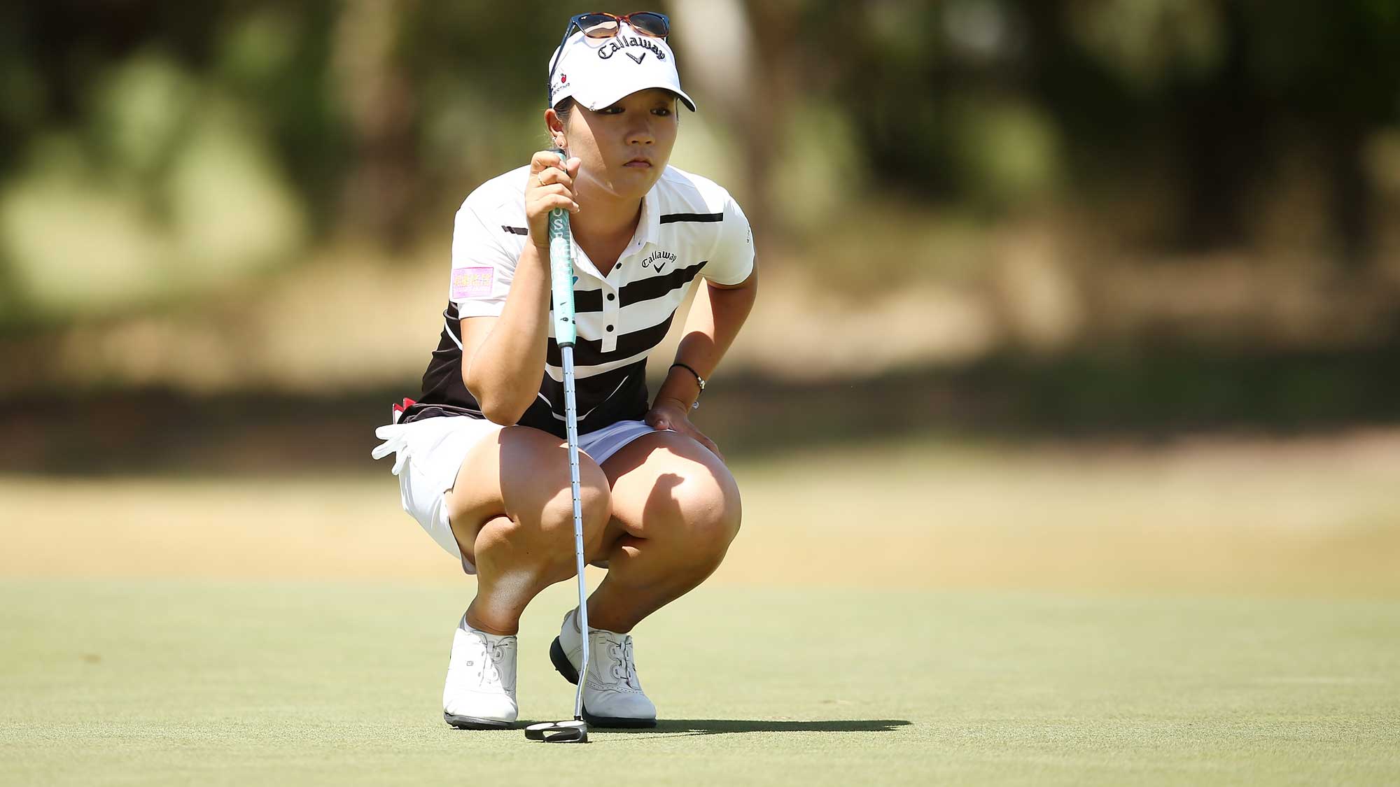 Lydia Ko of New Zealand competes during day four of the ISPS Handa Women's Australian Open