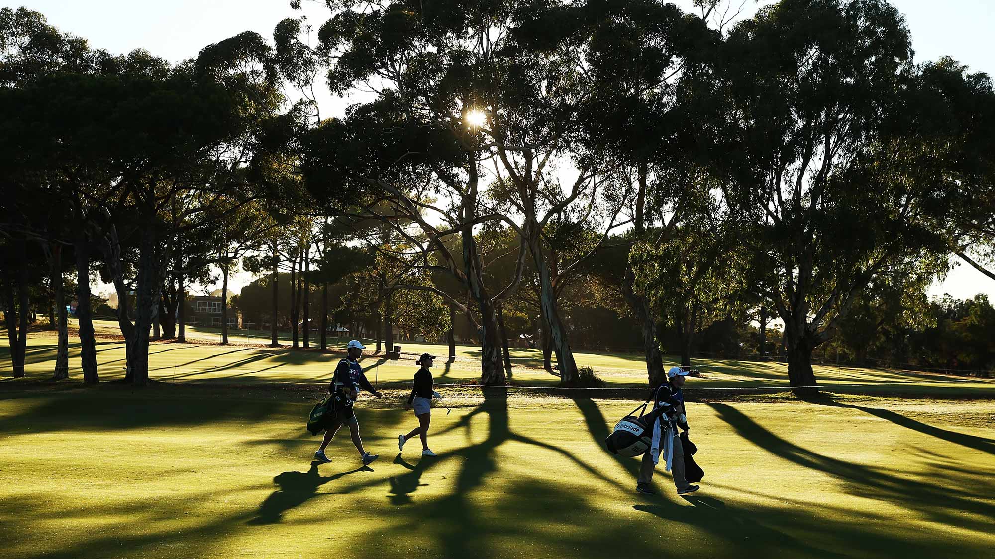 A general view during day one of the ISPS Handa Women's Australian Open at The Grange GC on February 18, 2016 in Adelaide, Australia