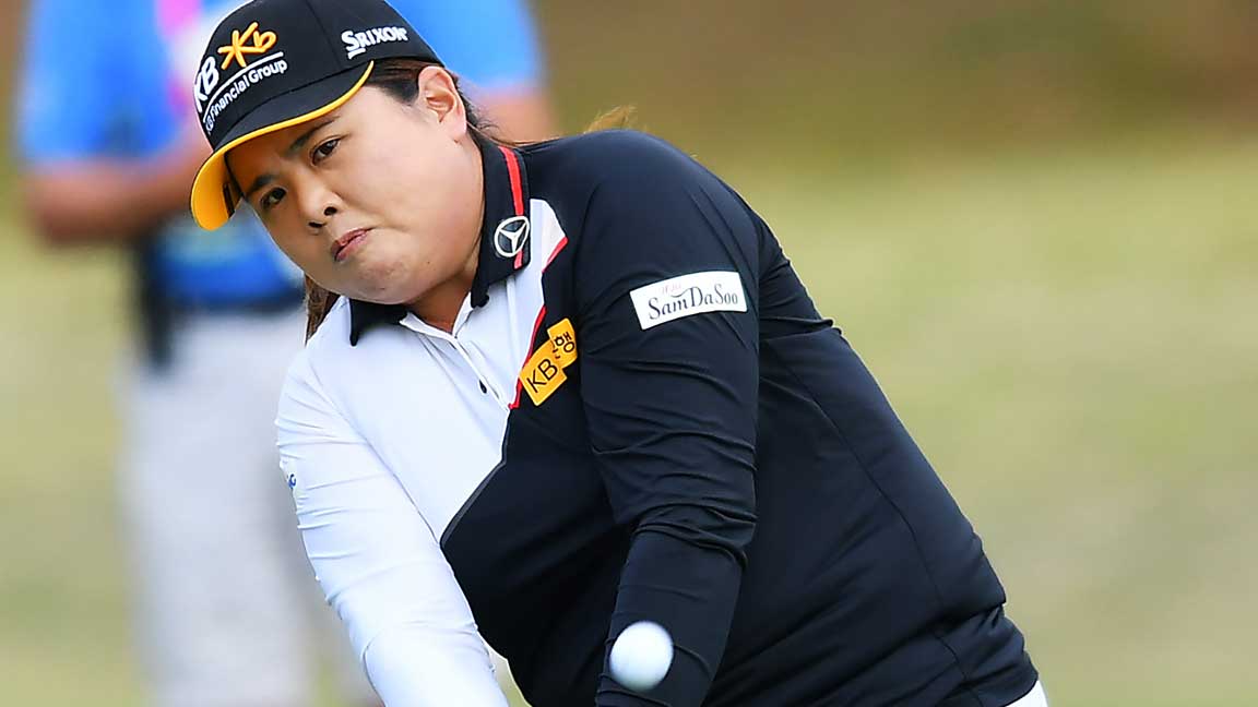 Inbee Park during third round play at 2020 ISPS Handa Women's Australian Open