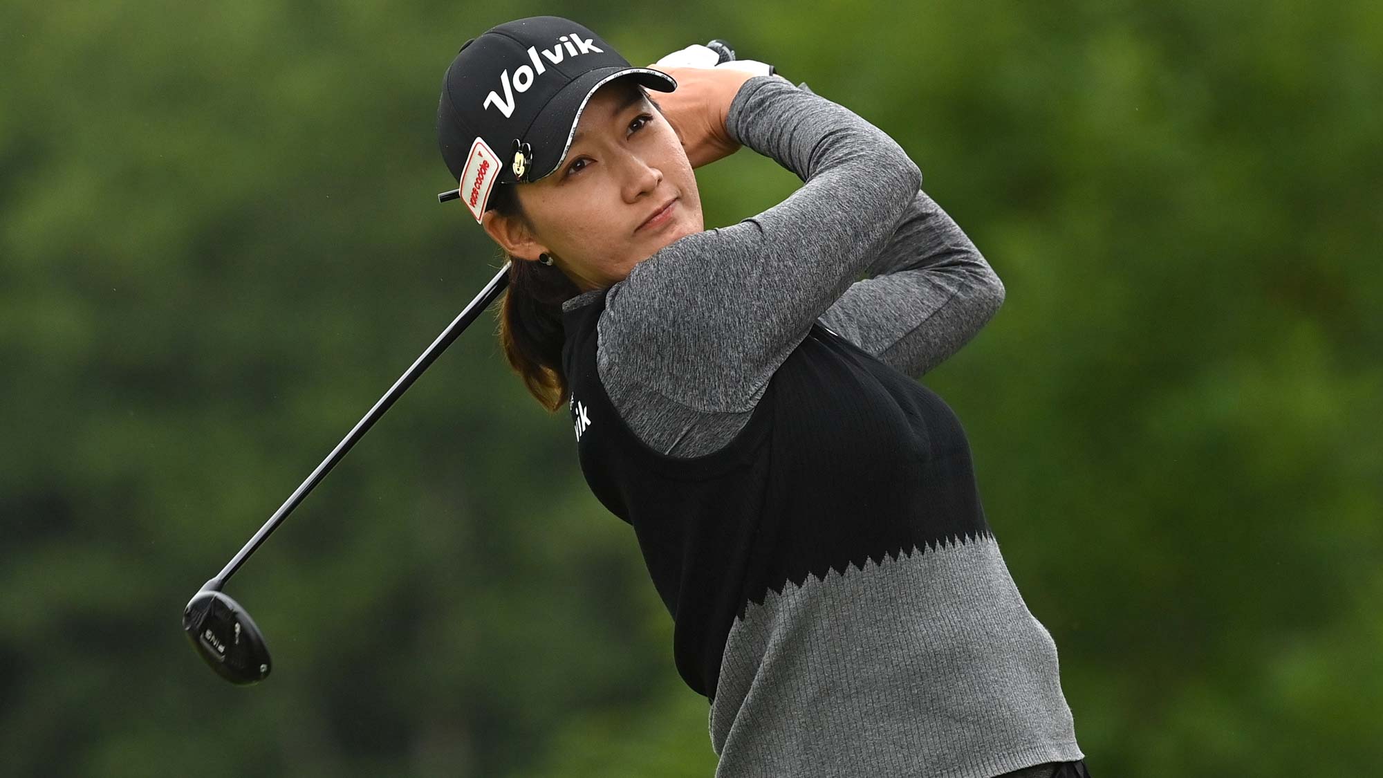 Chella Choi of Korea tees off during the first round of The ISPS HANDA World Invitational