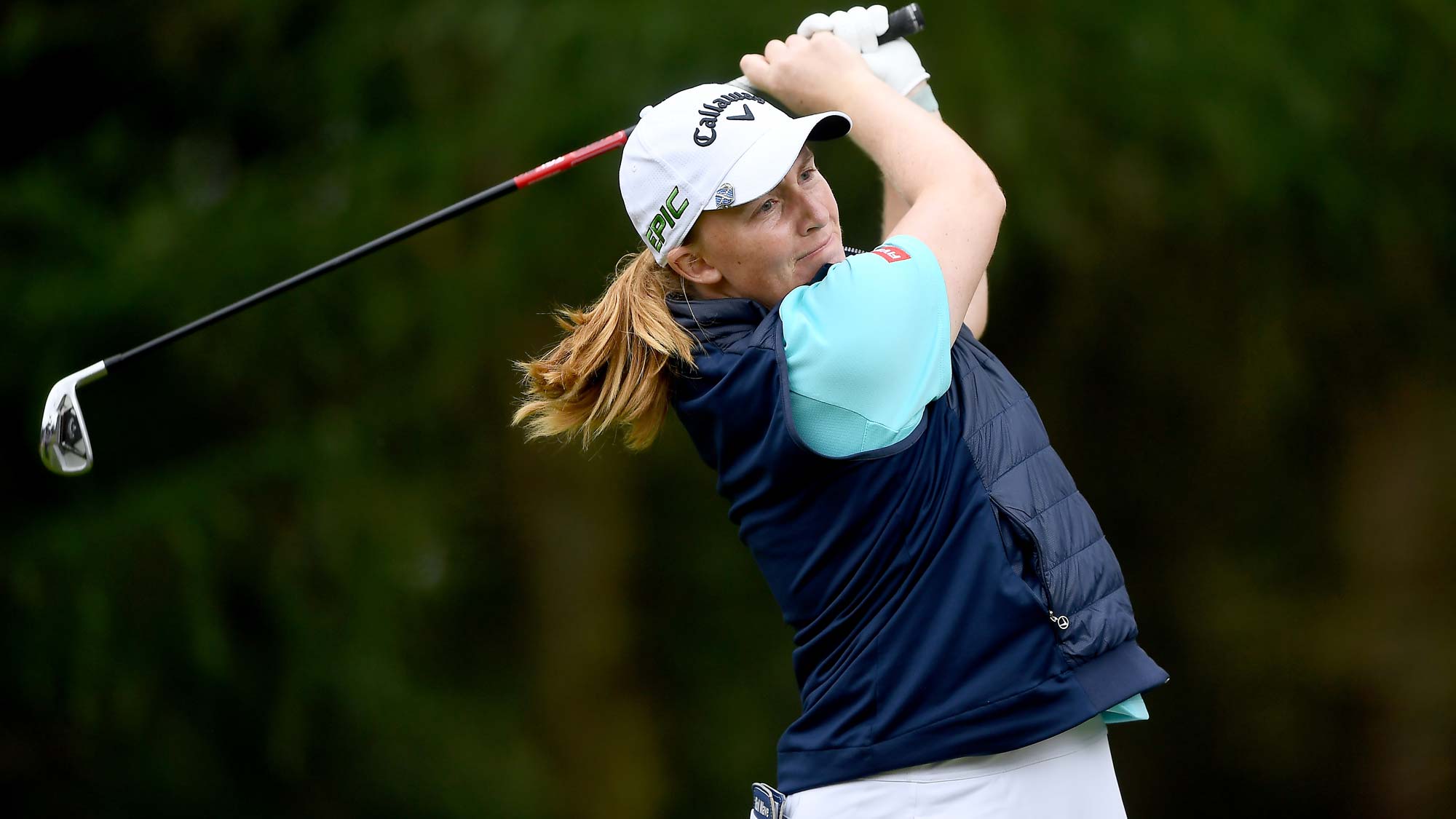 Gemma Dryburgh of Scotland on the 14th tee during Day Two of The ISPS HANDA World Invitational