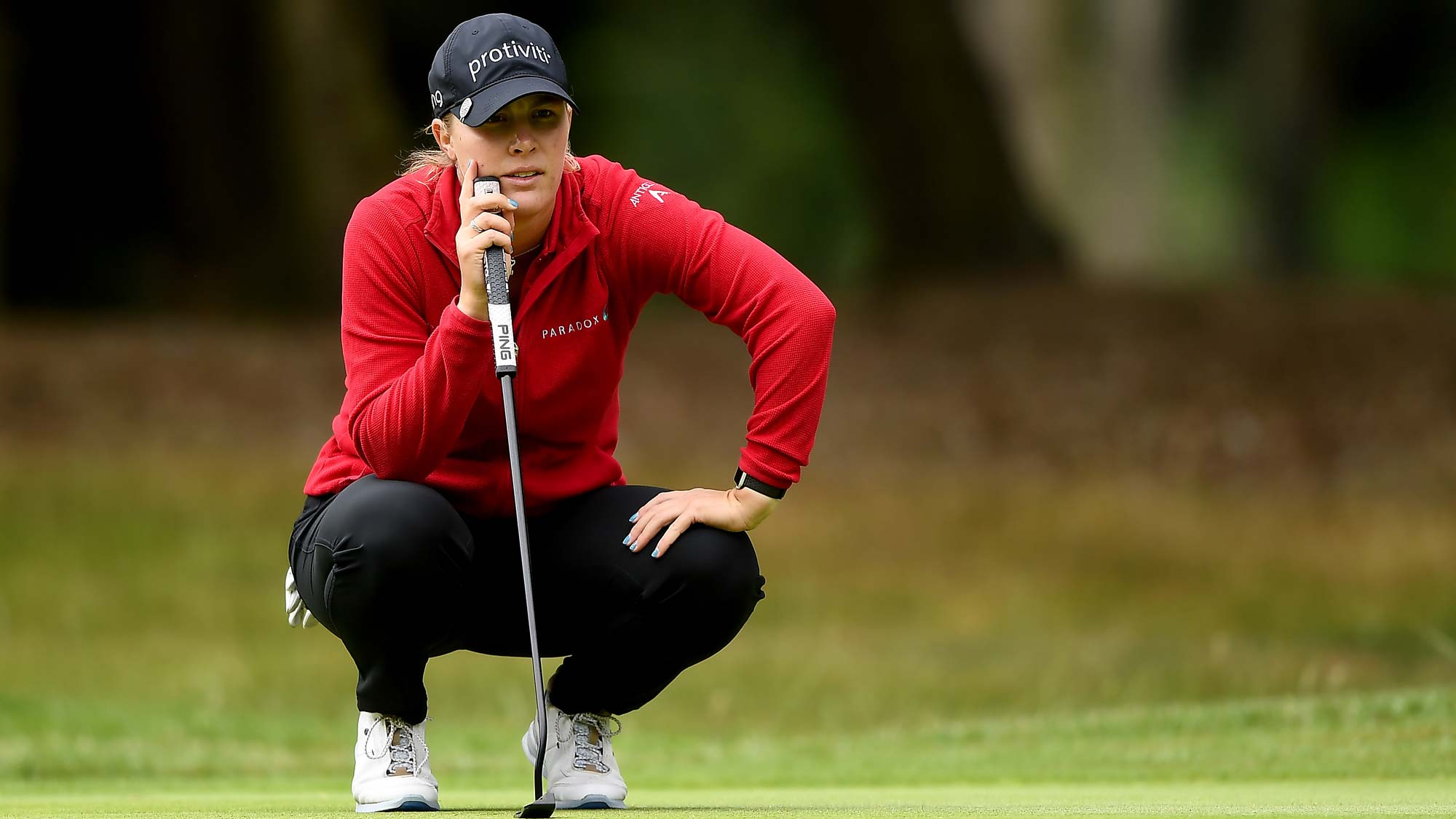 Jennifer Kupcho of the USA putting on the 16th green during Day Two of The ISPS HANDA World Invitational