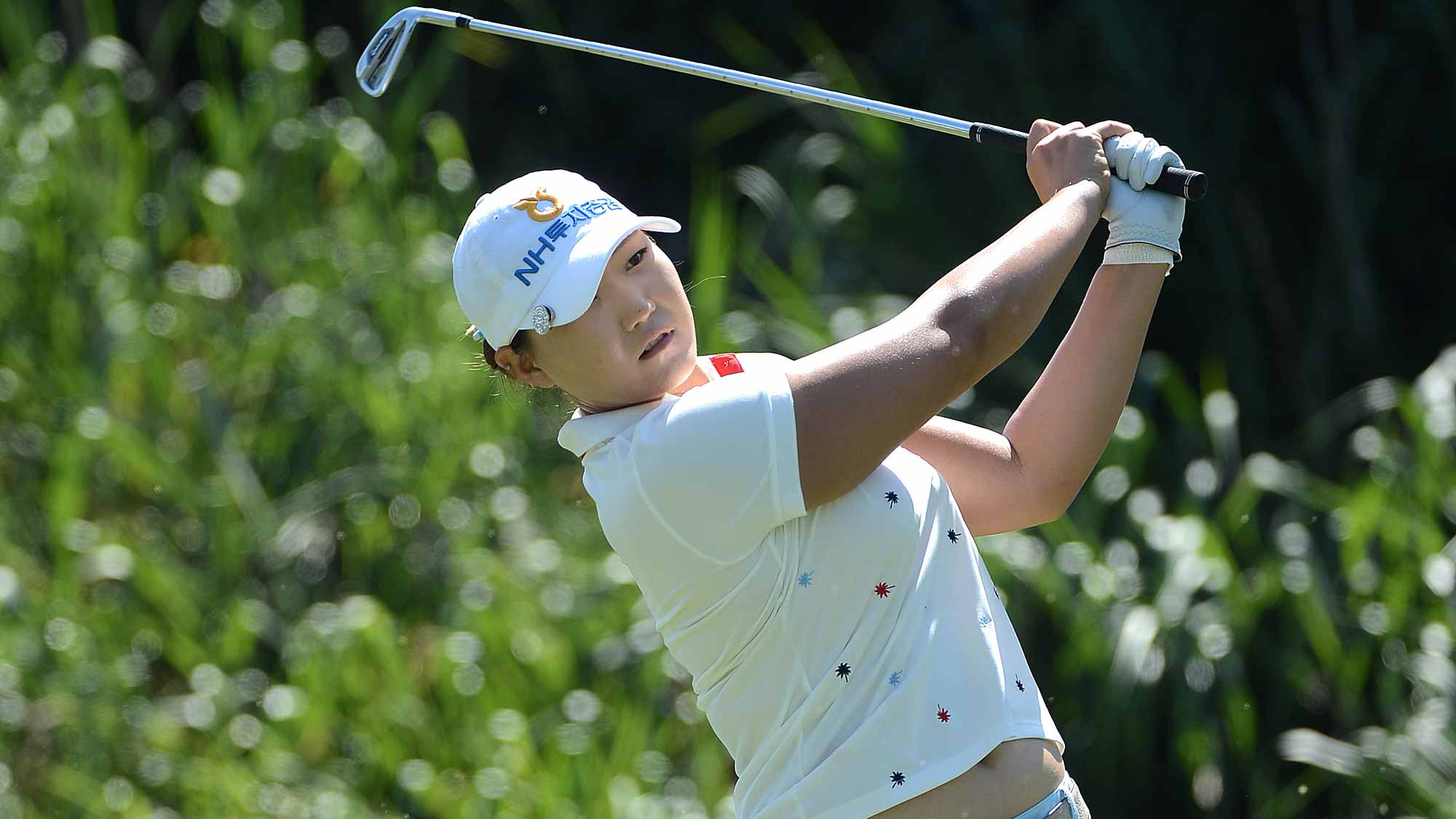 Mirim Lee of South Korea tees off the 3rd hole during Round Three of the LPGA KIA Classic at the Aviara Golf Club