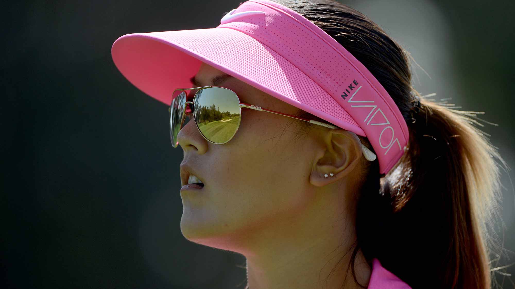 Michelle Wie looks on on the 10th fairway during Final Round of the LPGA KIA Classic at the Aviara Golf Club