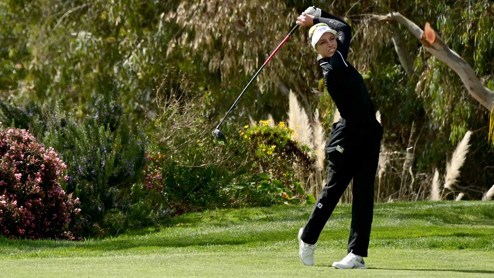 Sophia Popov of Germany plays during the Round Two of the KIA Classic at the Aviara Golf Club on March 26, 2021 in Carlsbad, California.