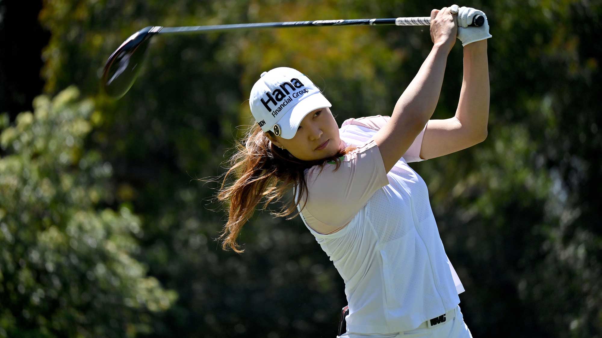Minjee Lee of Australia tees off the 2nd hole during the Round Three of the KIA Classic at the Aviara Golf Club on March 27, 2021 in Carlsbad, California. (