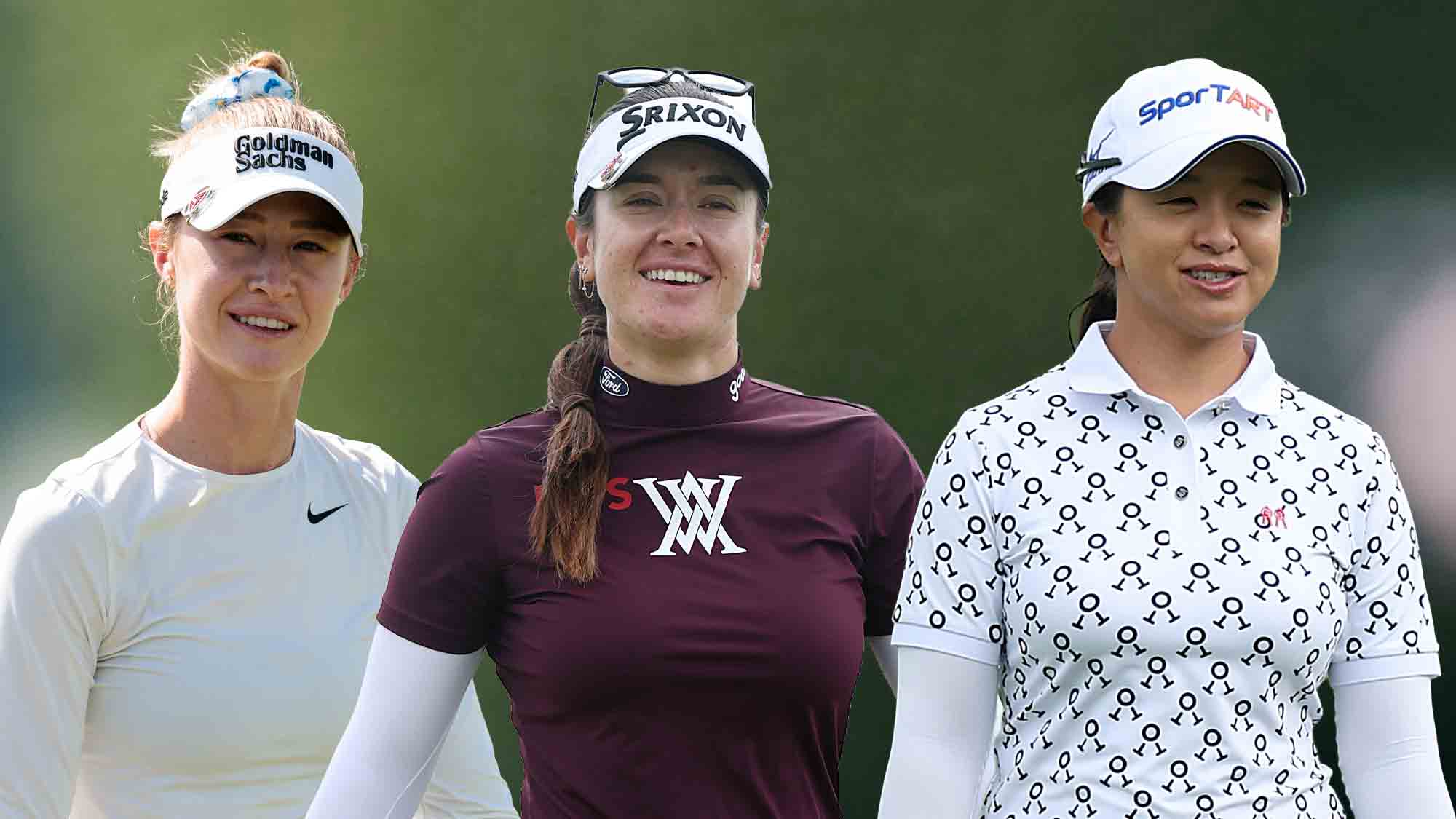 Nelly Korda, Hannah Green, Sei Young Kim