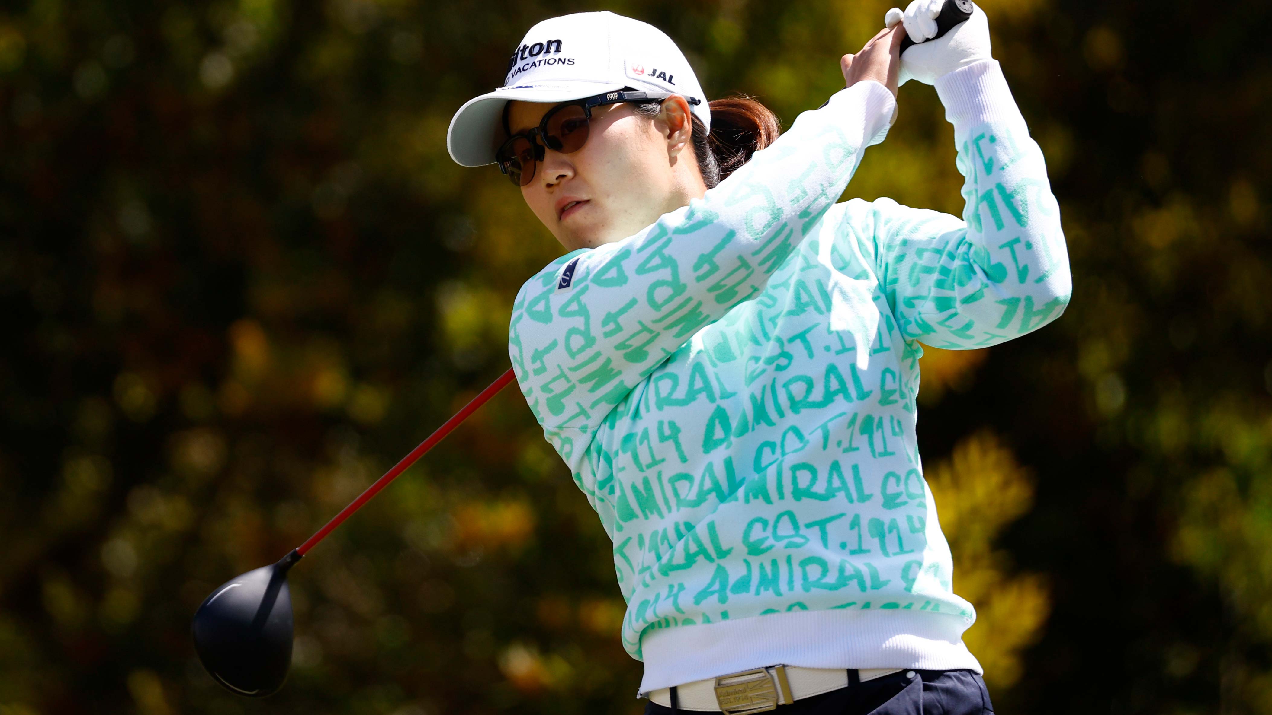 Nasa Hataoka of Japan plays her shot from the second tee during the first round of the DIO Implant LA Open