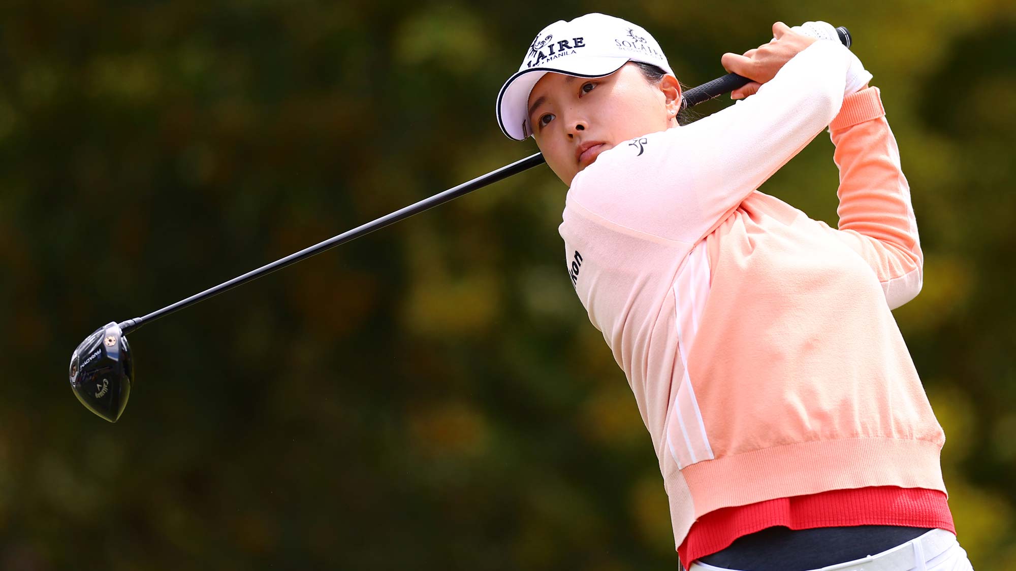Jin Young Ko of South Korea plays her shot from the second tee during the second round of the DIO Implant LA Open