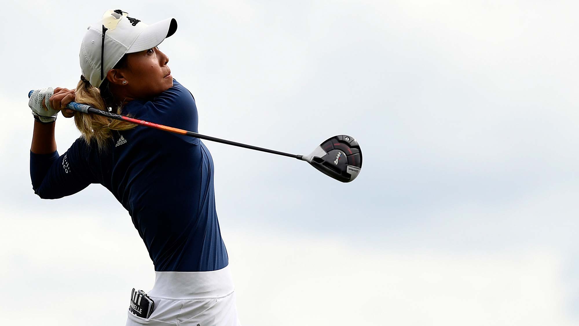 Danielle Kang drives from the 18th tee during round three of the 2020 LPGA Drive On Championship - Reynolds Lake Oconee