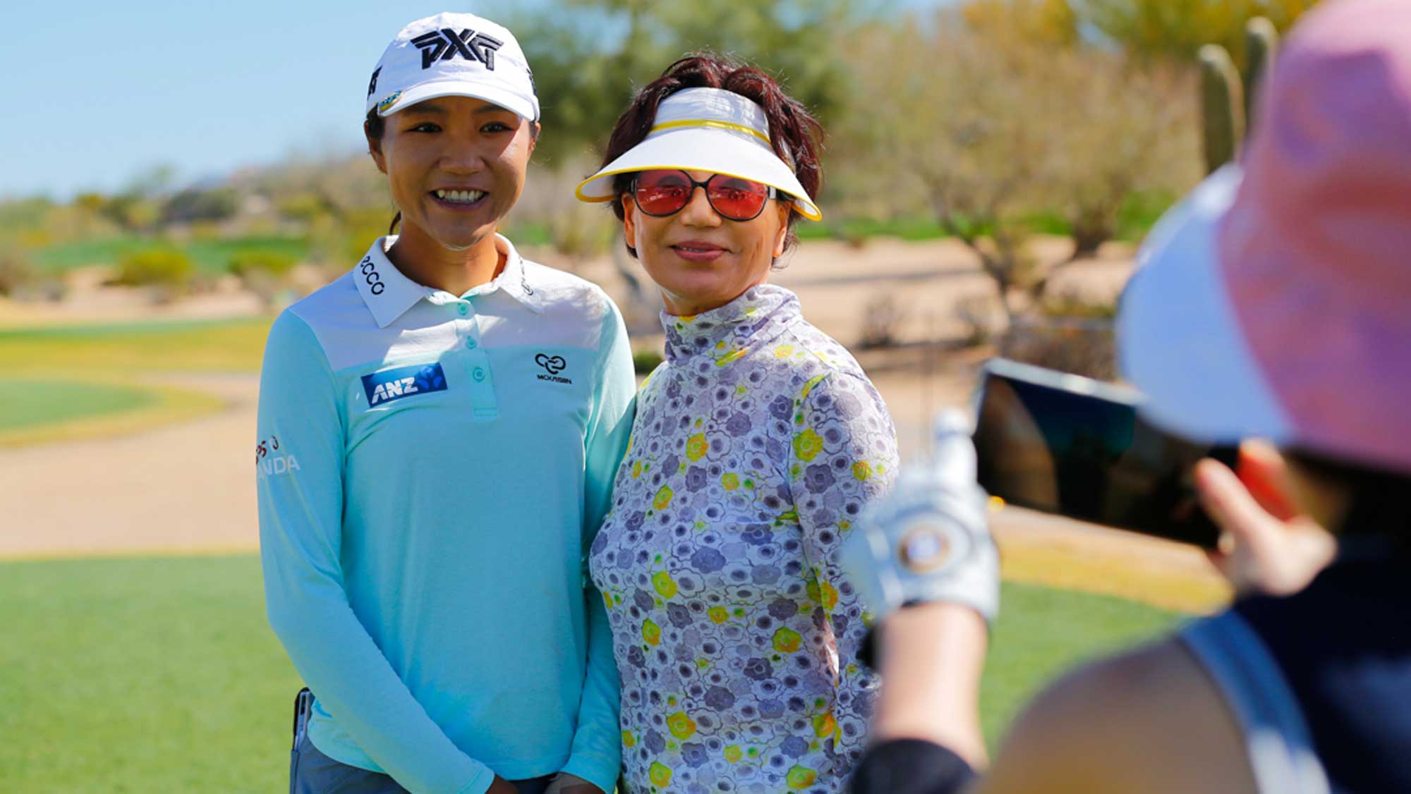 Lydia Ko Poses for a Photo at Bank of Hope Founders Cup 