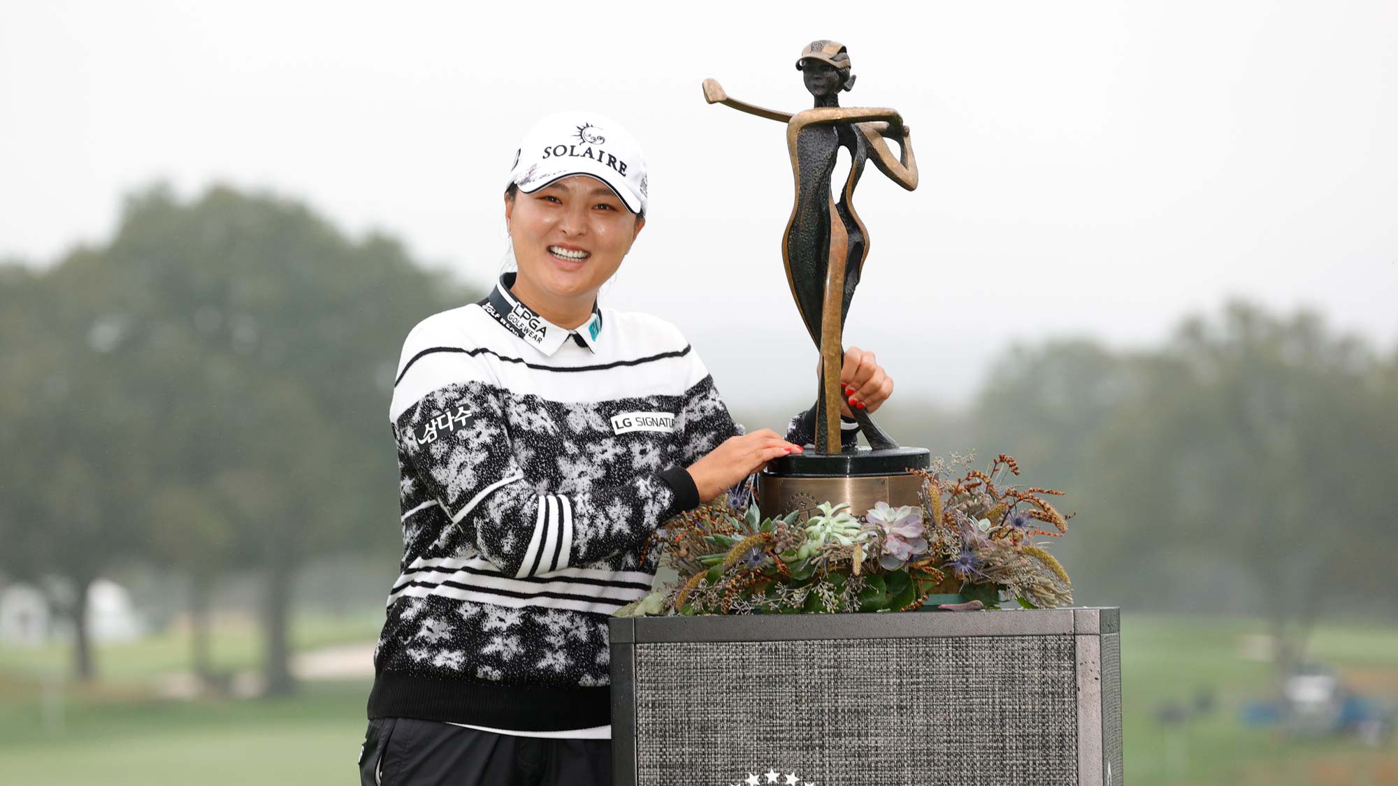 Two-time defending champion Jin Young Ko