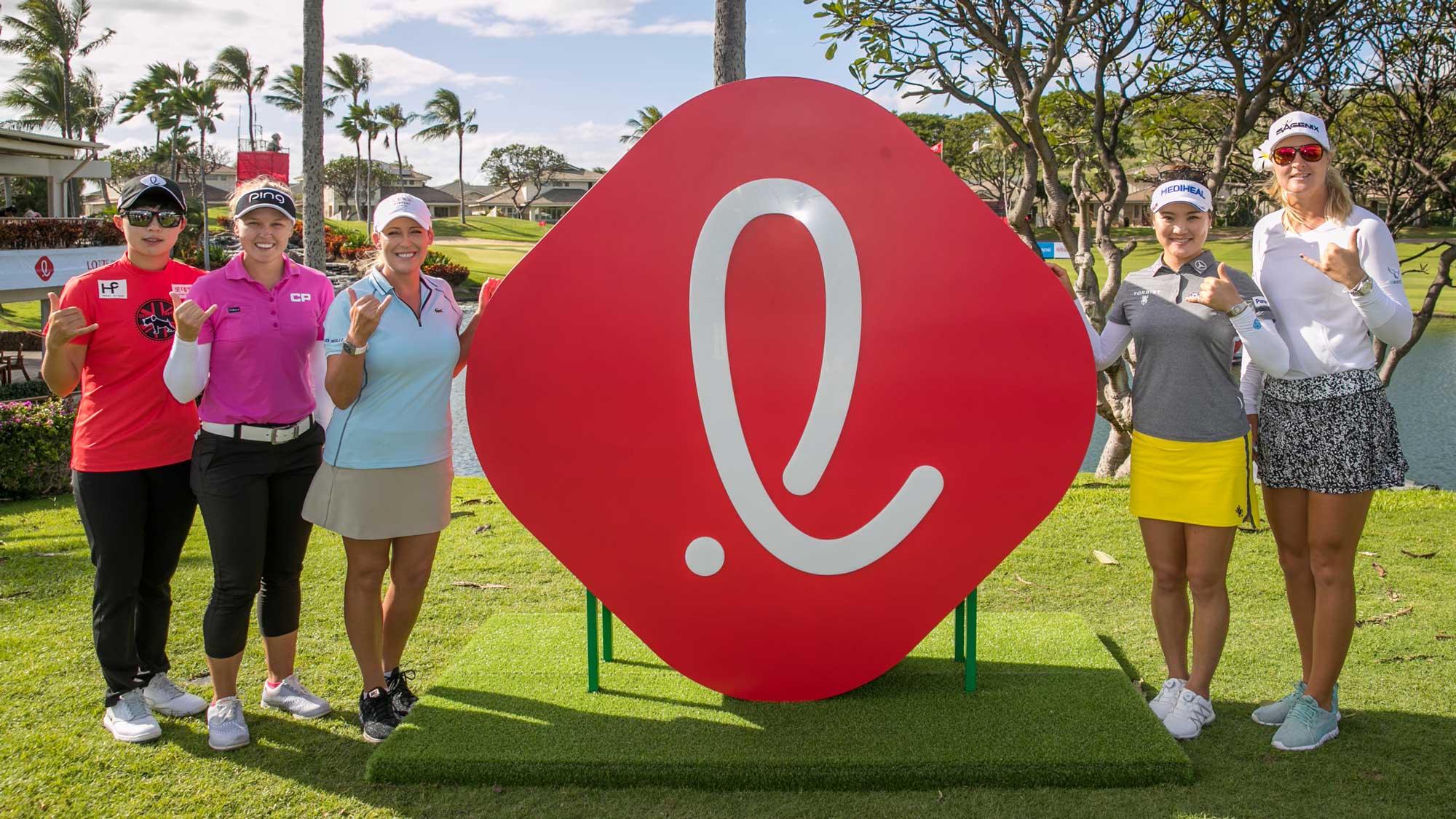 Photo Call at the LOTTE Championship 