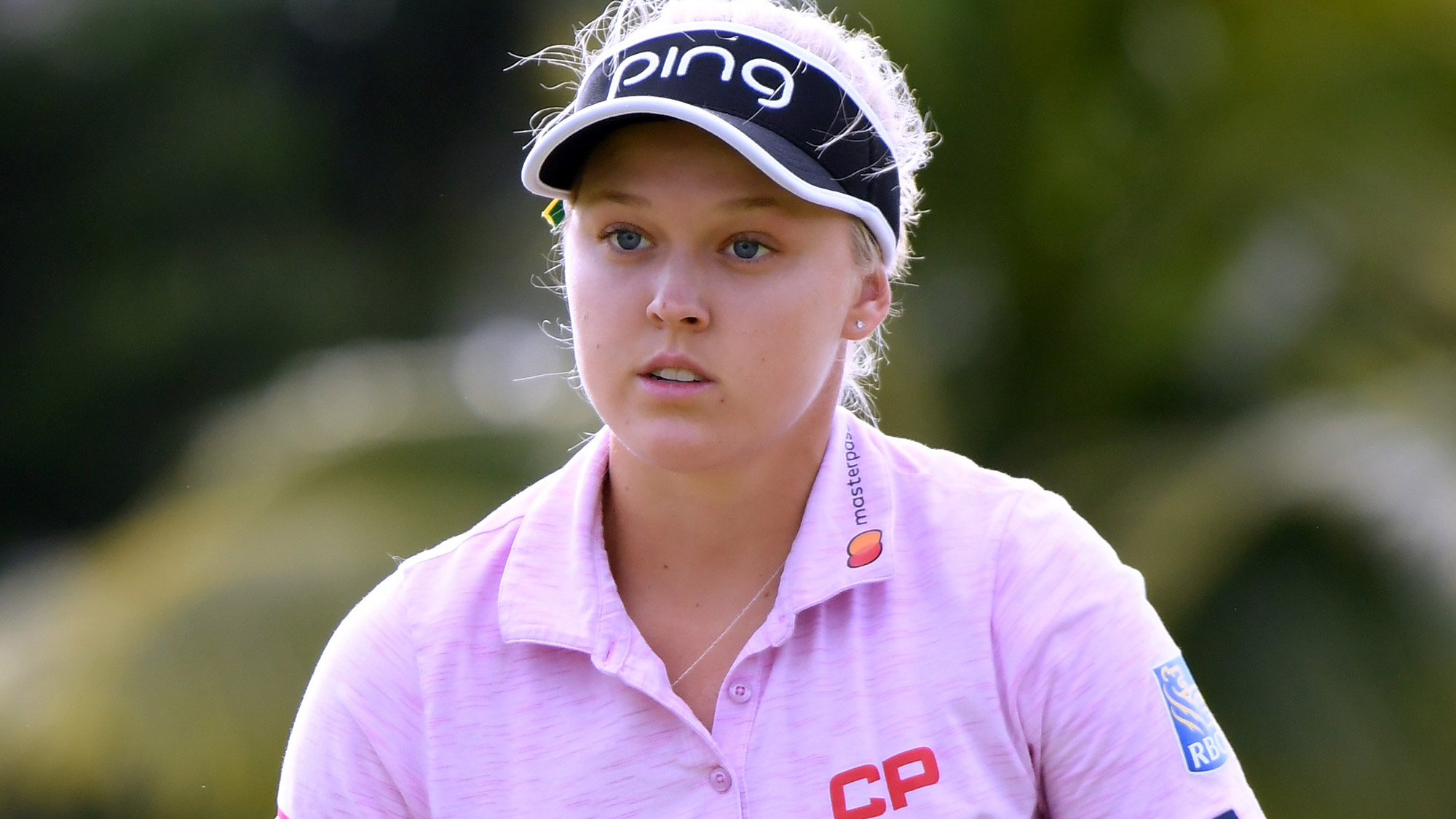 Brooke Henderson in Round Two of the LOTTE Championship