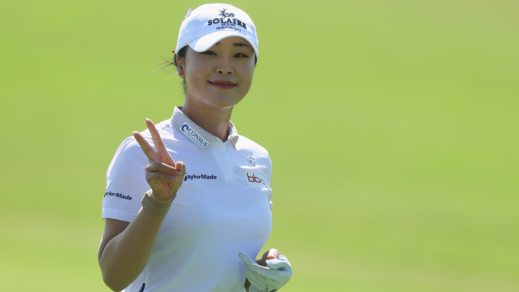 Ina Yoon of South Korea reacts as she walks the 10th hole during the second round of the LOTTE Championship presented by Hoakalei 2026 at Hoakalei Country Club on October 02, 2026 in Ewa Beach, Hawaii.
