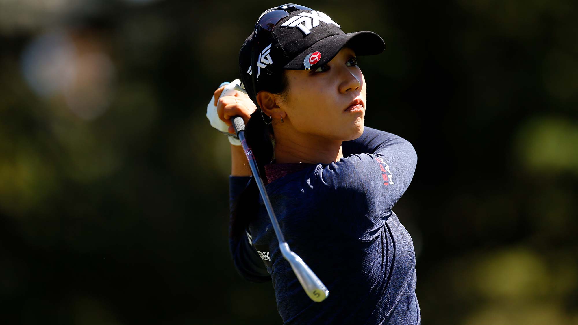 Lydia Ko of New Zealand hits on the sixth hole during the first round of the LPGA Mediheal Championship