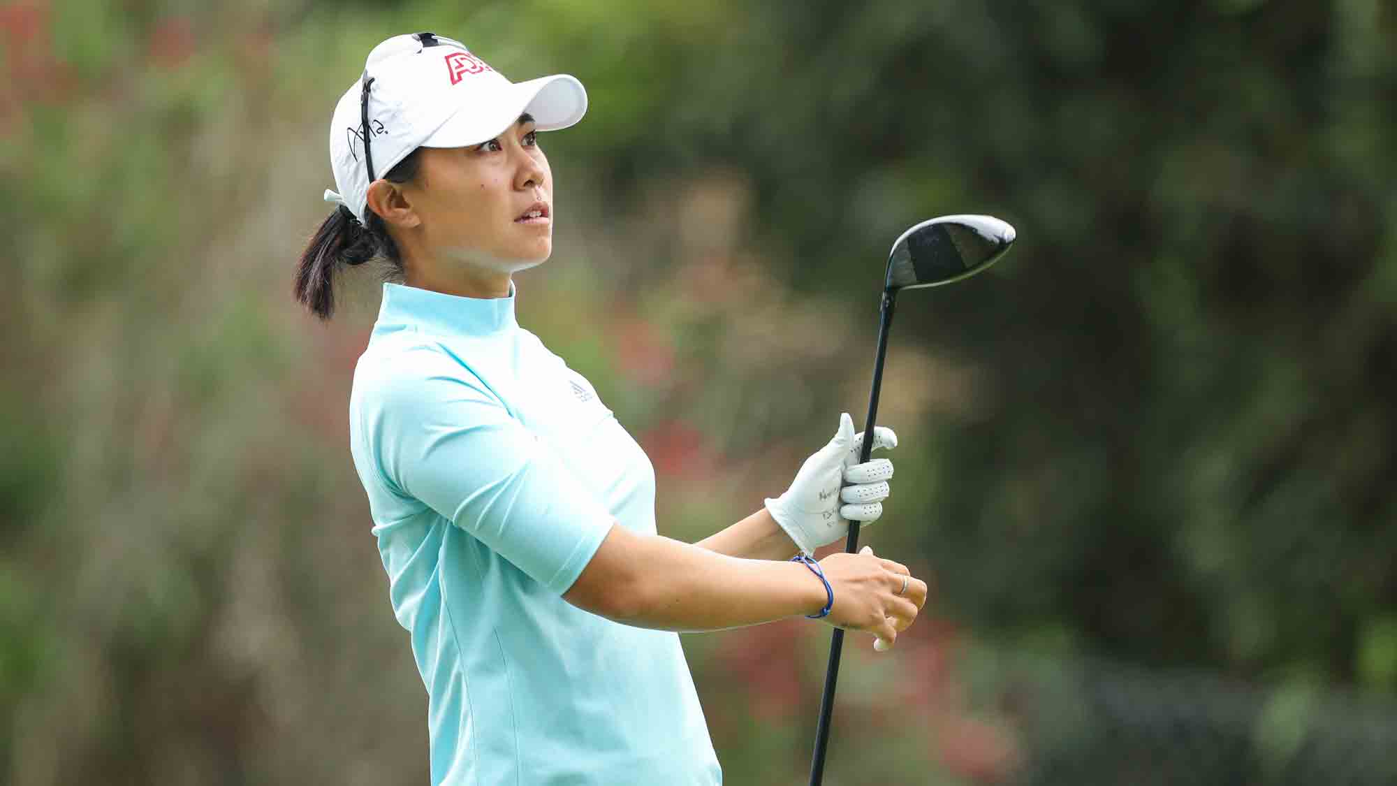 Danielle Kang during the opening round of the LPGA MEDIHEAL Championship
