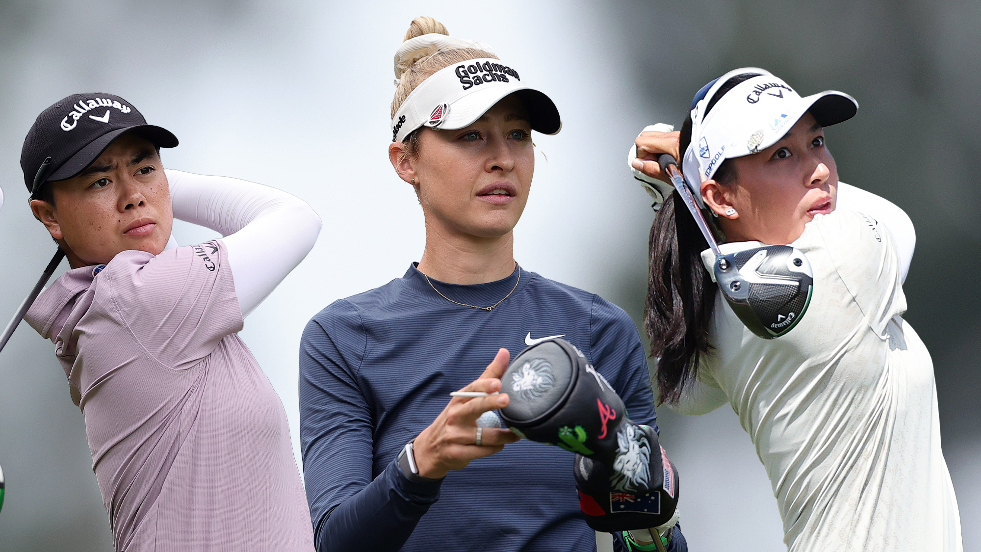 Yuka Saso, Nelly Korda, Jeeno Thitikul