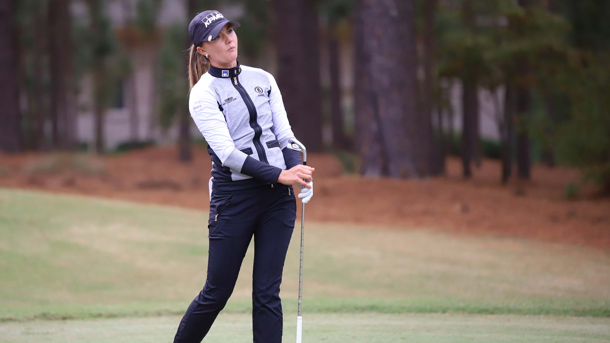 Klara Spilkova during the second round of the 2018 LPGA-Q-Series
