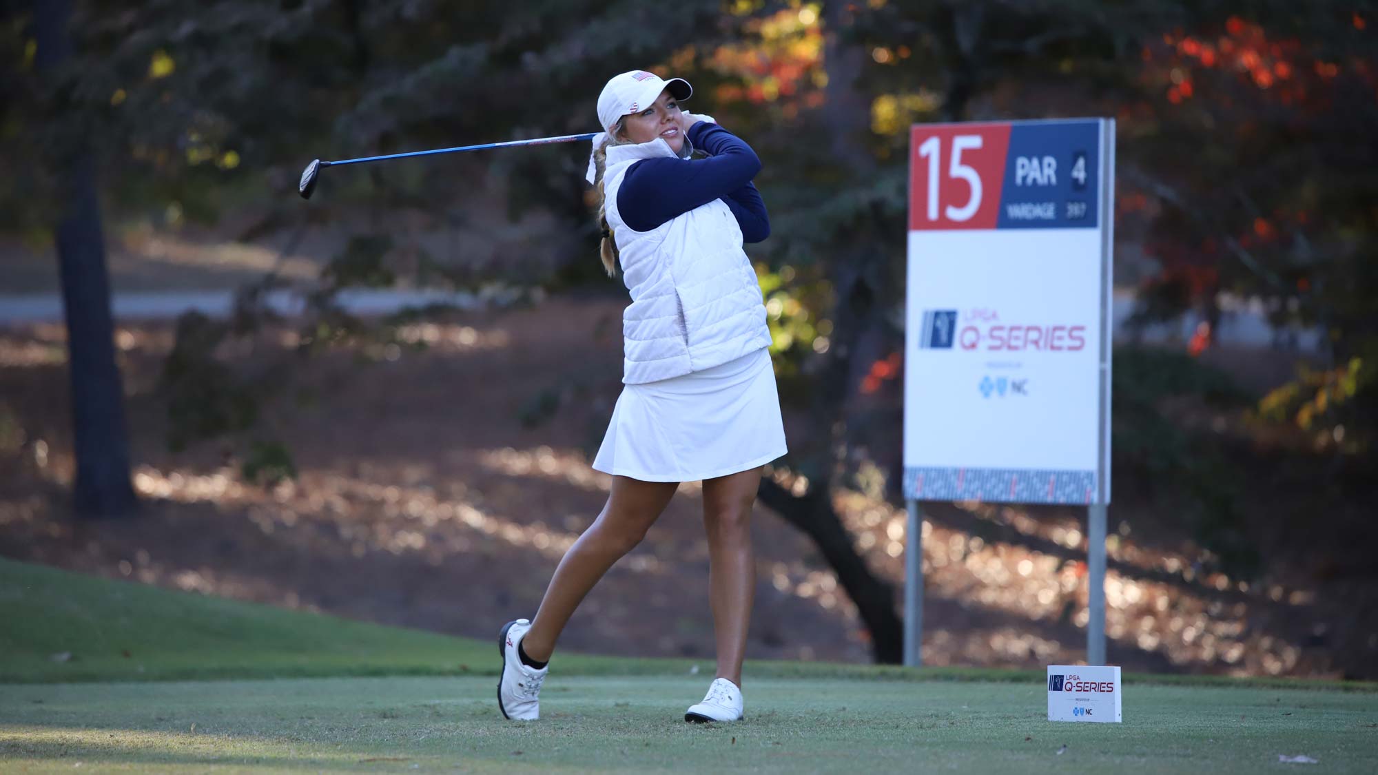 Lauren Stephenson in Round 8 of 2018 LPGA Q-Series