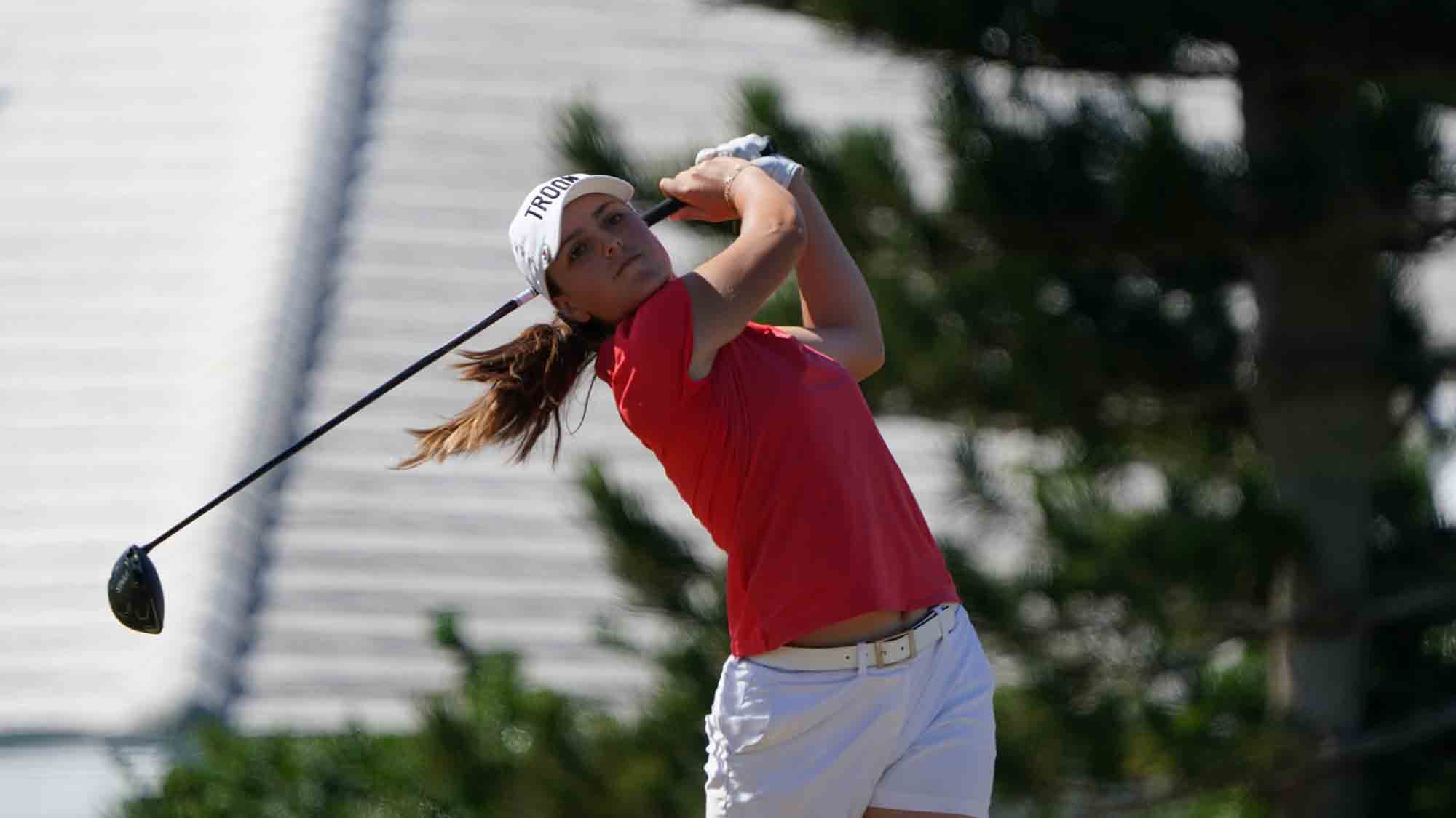 Benedetta Moresco melakukan debut LPGA Q-Seriesnya |  LPGA