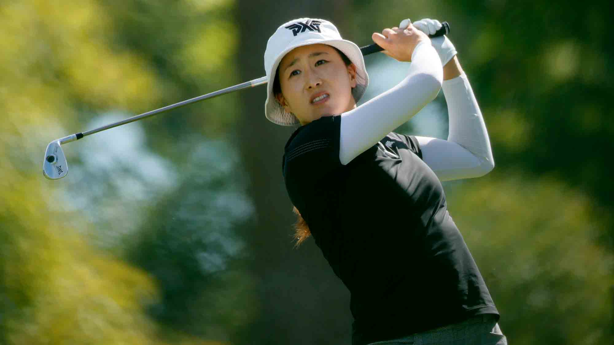 CME Group Tour Championship Winner Amy Yang Looping for Jennifer Song at LPGA Q-Series | LPGA