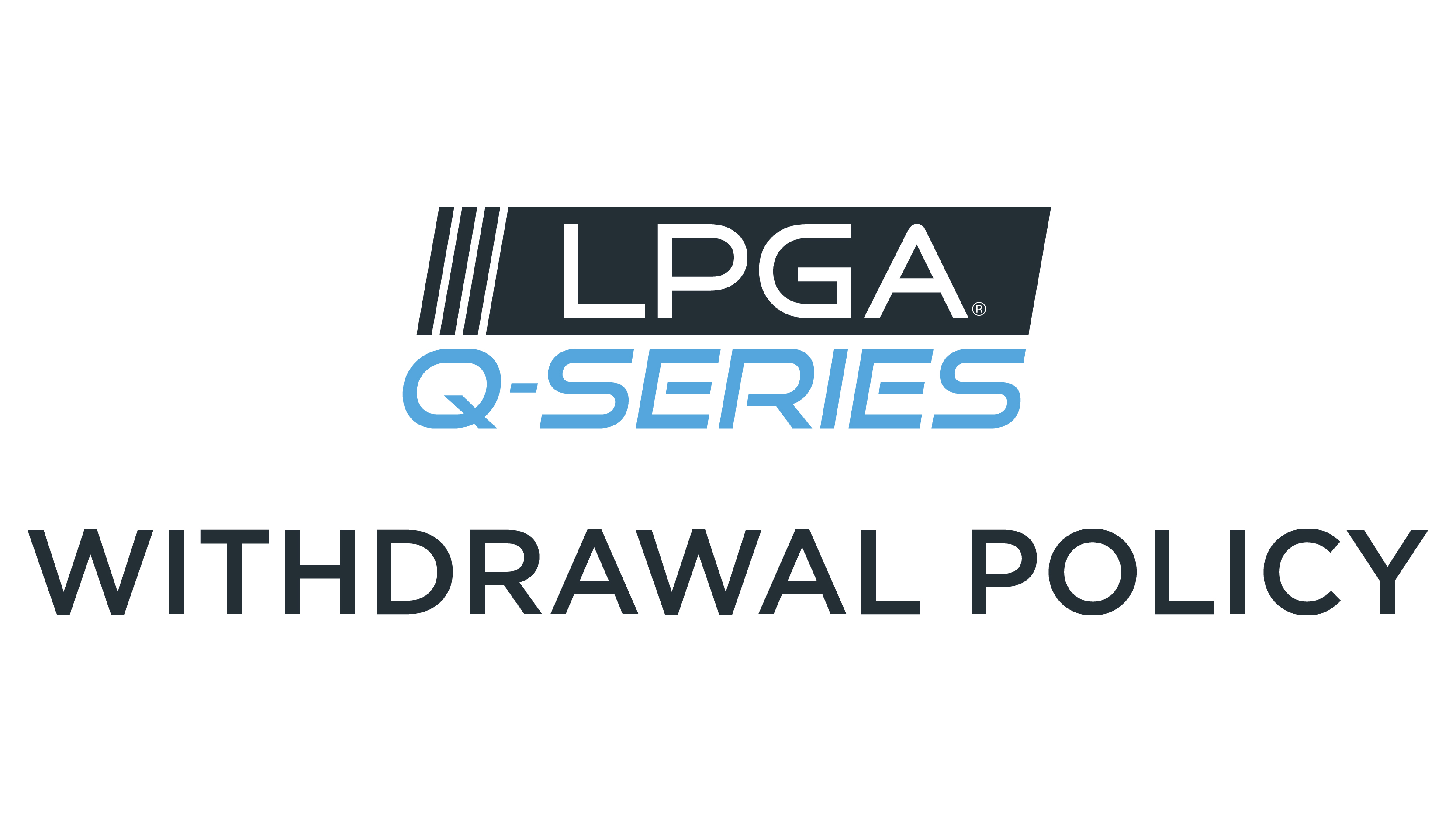 Withdrawal Policy