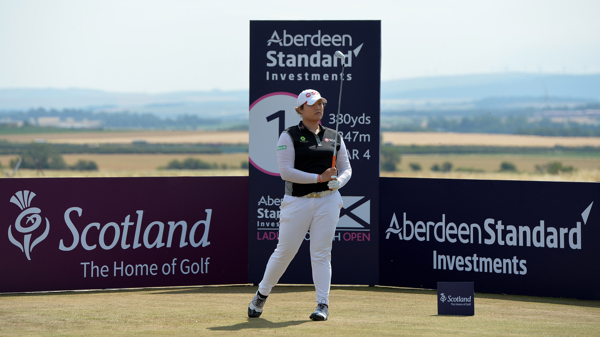 Ariya Jutanugarn Tees Off at the Ladies Scottish Open 