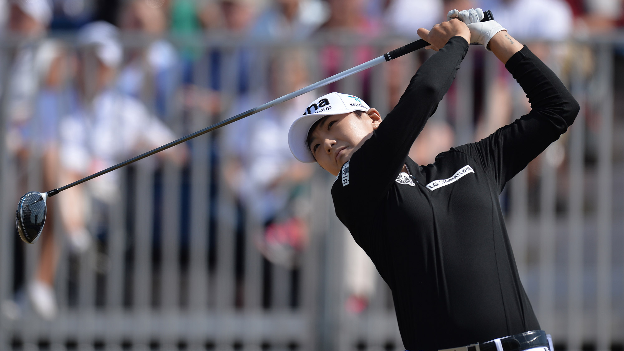 Sung Hyun Park Swings at the Ladies Scottish Open