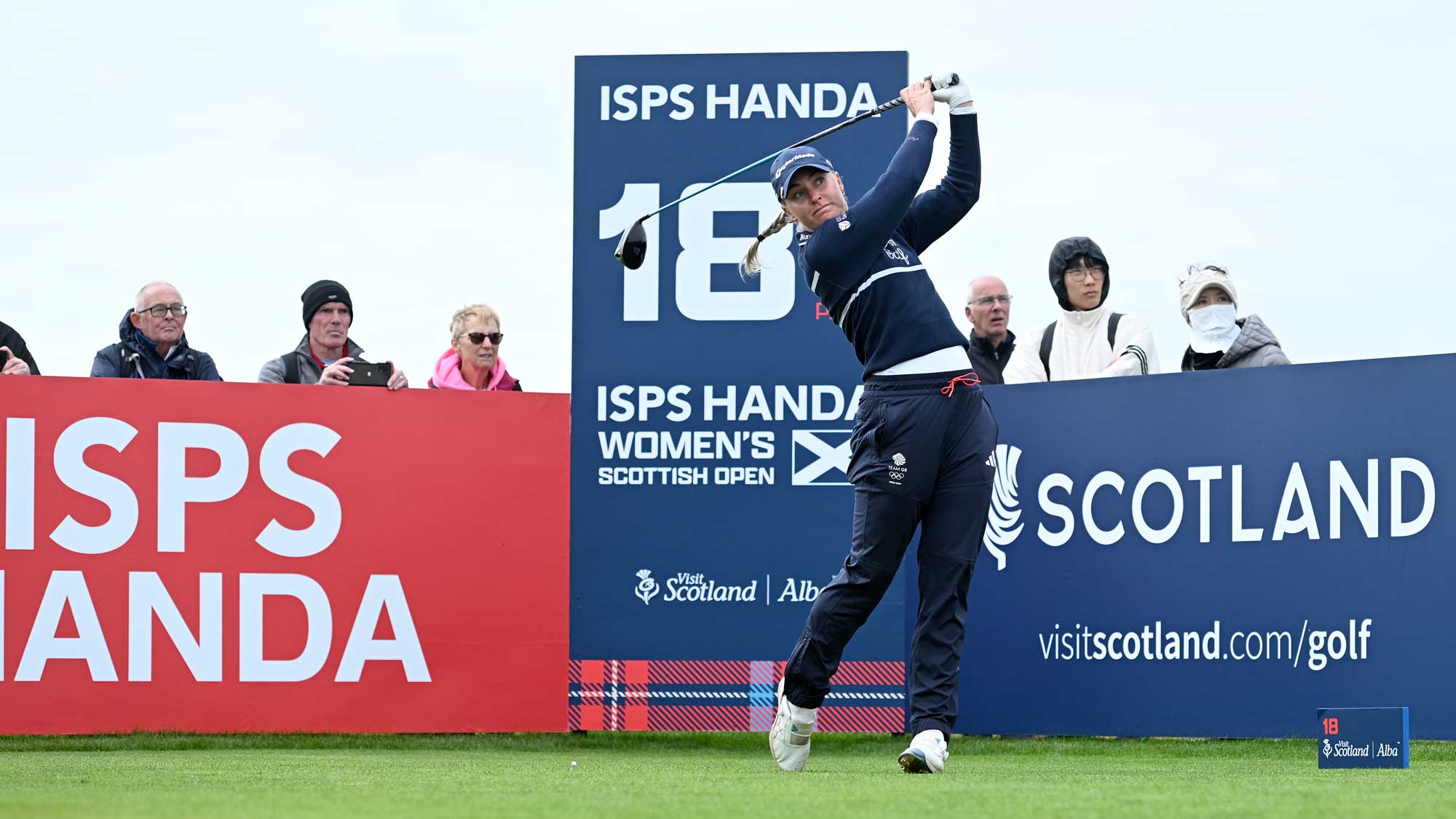 Charley Hull Climbs Leaderboard in Scotland After Embracing Links Golf News LPGA Ladies