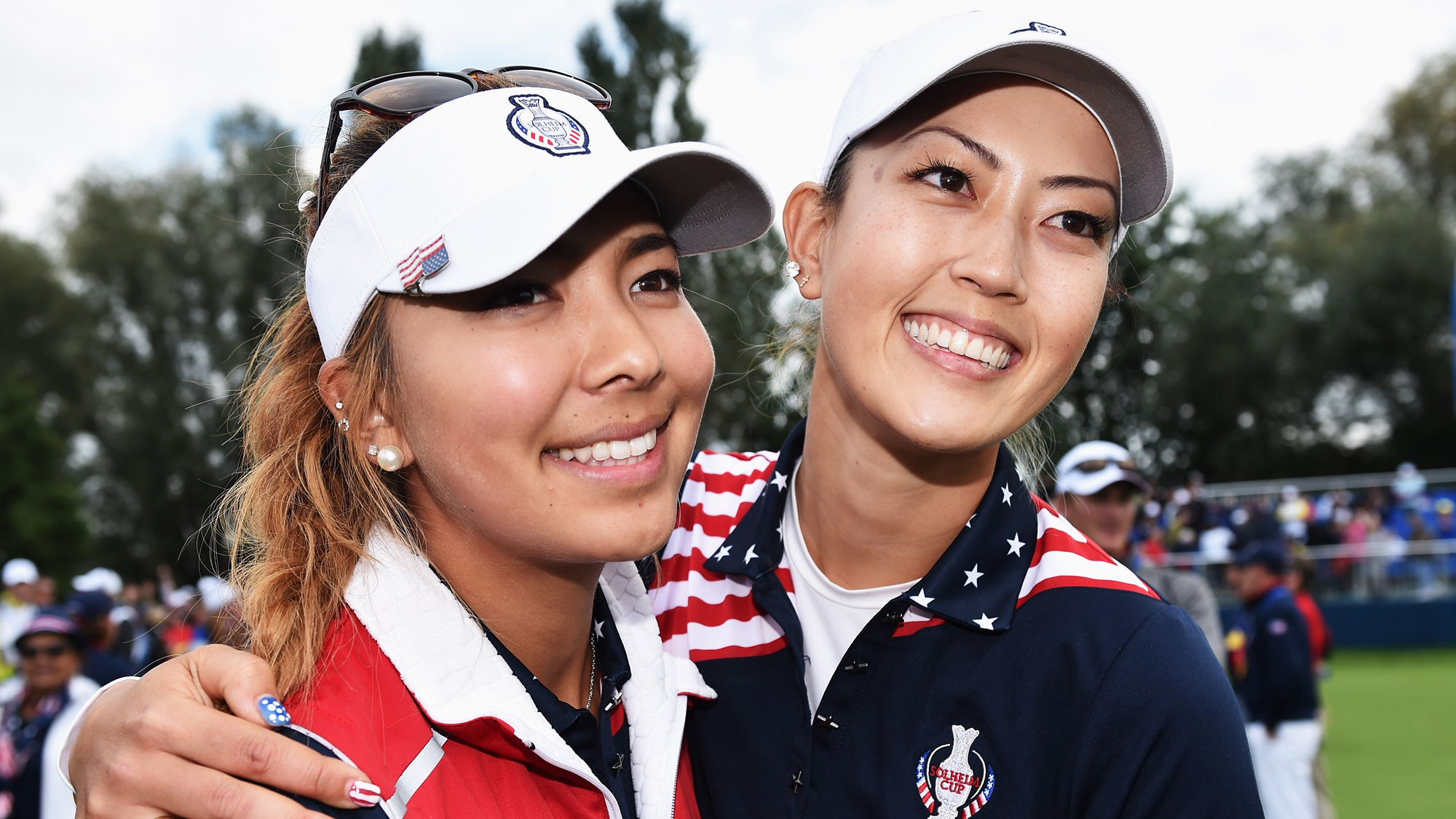 Alison Lee and Michelle Wie