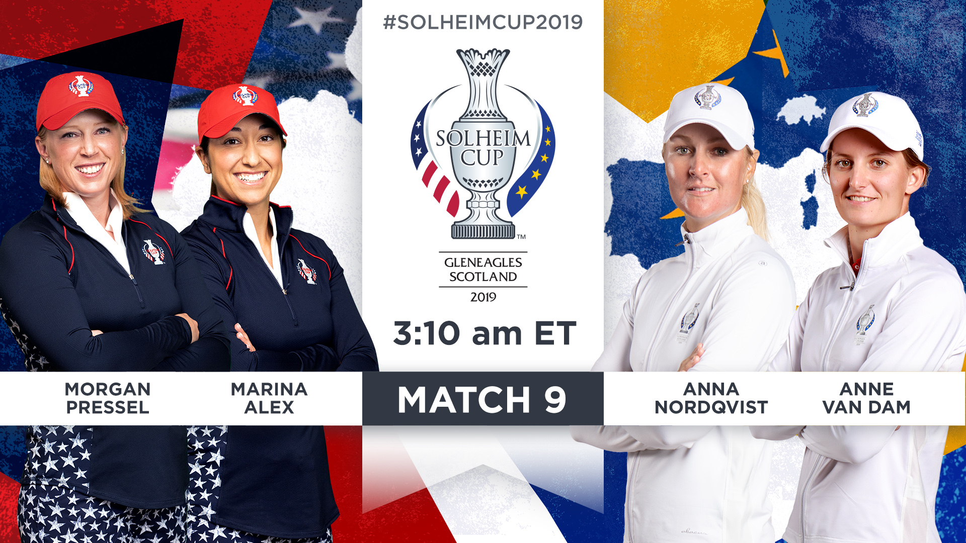 2019 Solheim Cup Saturday Morning Foursomes Matches Preview Lpga Ladies Professional Golf Association