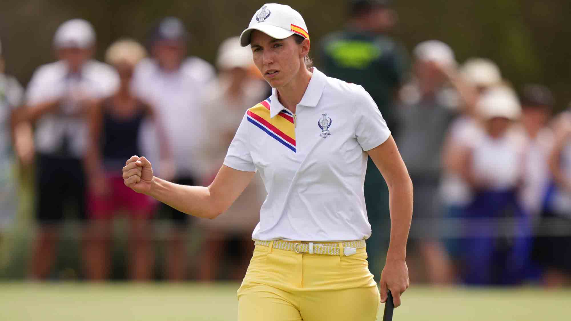 Carlota Ciganda ayuda a llevar a Europa a la victoria el viernes por la tarde en España |  LPGA