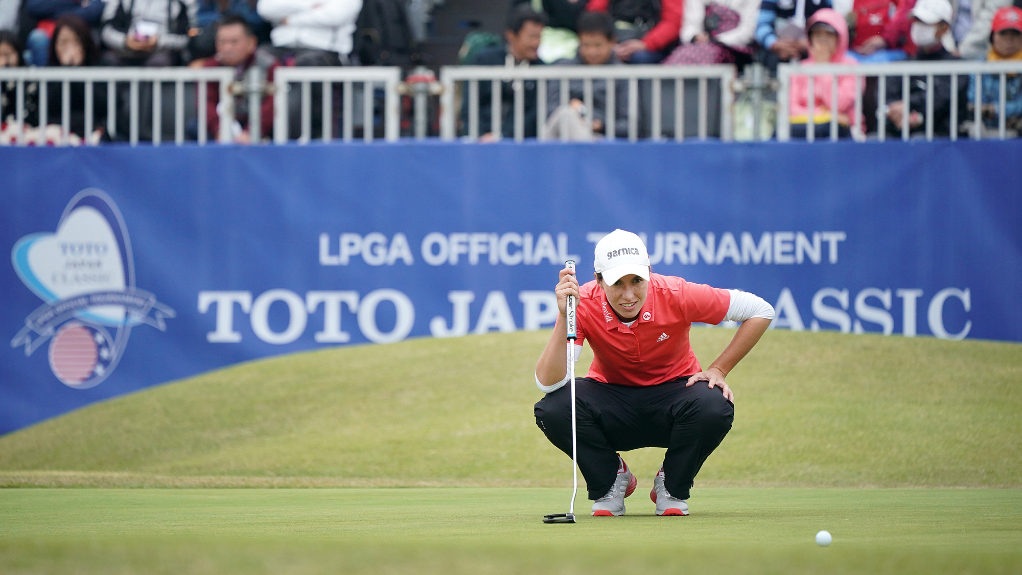 Ciganda Putts at the 2018 TOTO Japan Classic