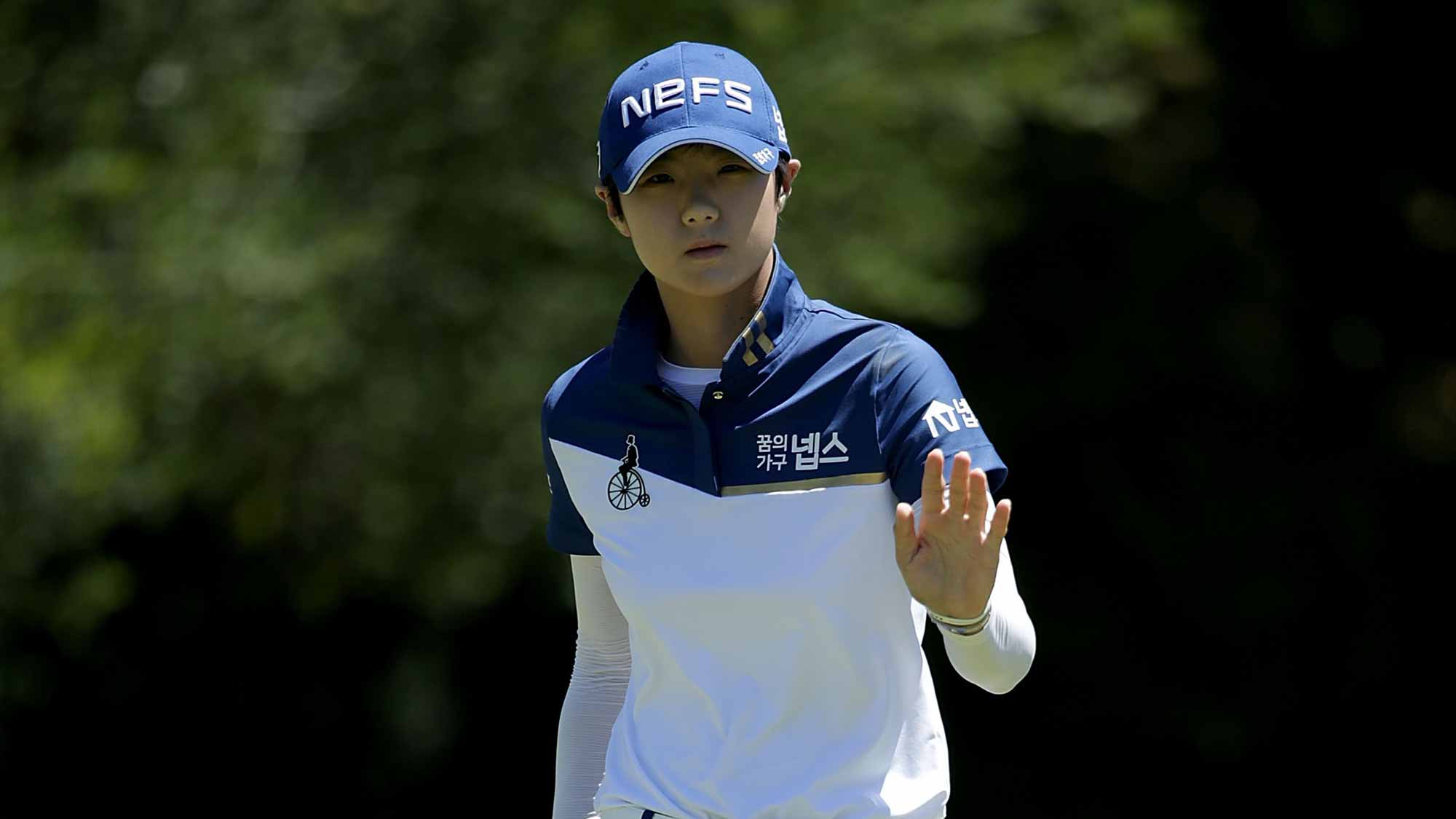 Sung Hyun Park during the third round of the U.S. Women's Open at the CordeValle Golf Club