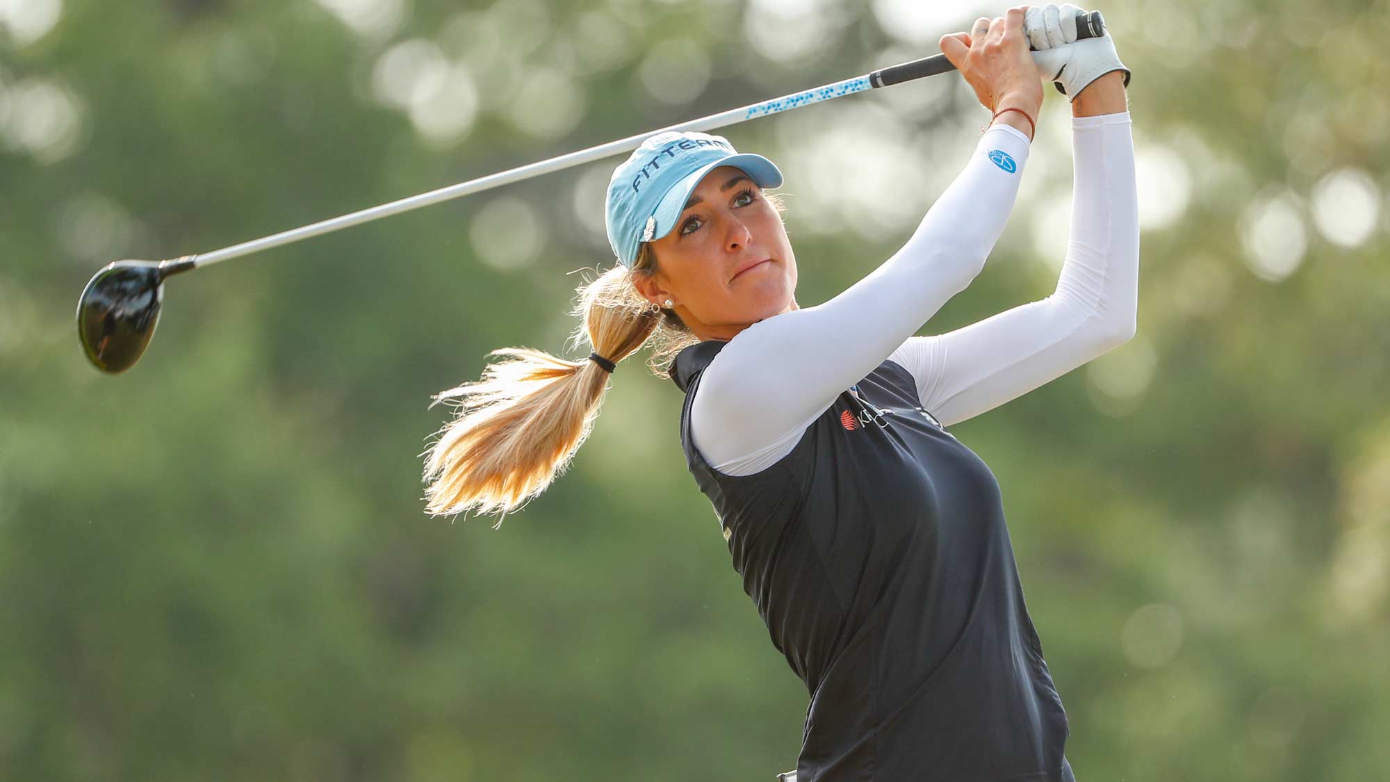 Jaye Marie Green Hits Tee Shot During Round 2 of the U.S. Women's Open Conducted by the USGA