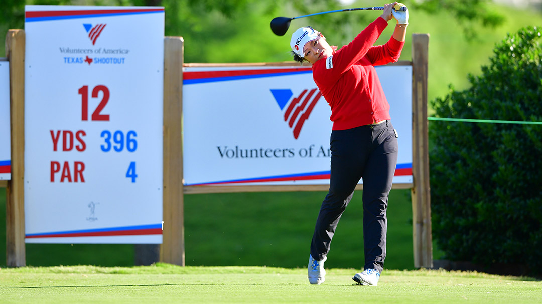 Ha Na Jang during a practice round before the 2017 Volunteers of America Texas Shootout Presented by JTBC