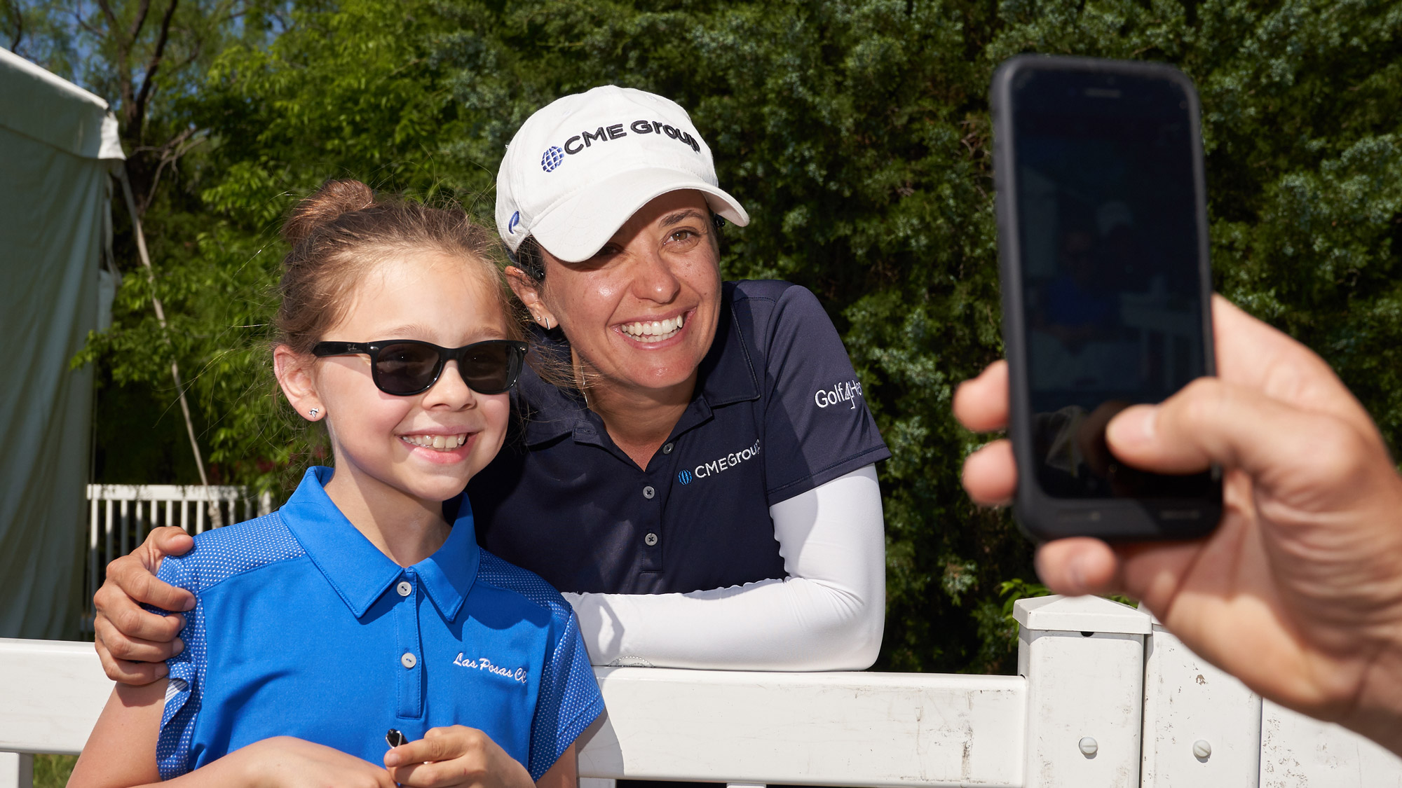 Mo Martin Poses for a Photo at the Volunteers of America LPGA Texas Classic 