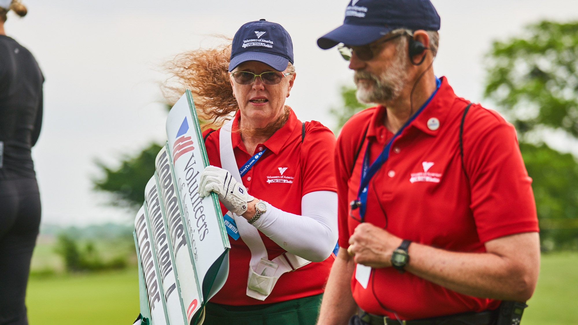 Volunteers Come in From Wind and Storms at VOA LPGA Texas Classic 