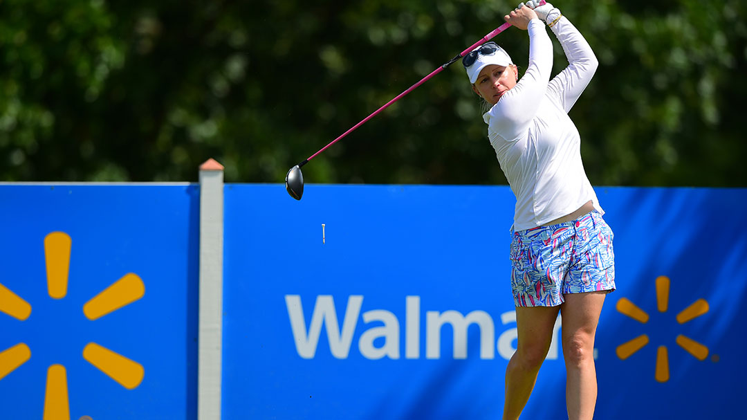 Morgan Pressel during her Tuesday Practice Round at the Walmart NW Arkansas Championship