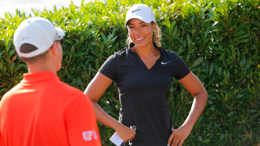 Cheyenne Woods during the Thursday Pro-Am at the 2016 Walmart NW Arkansas Championship