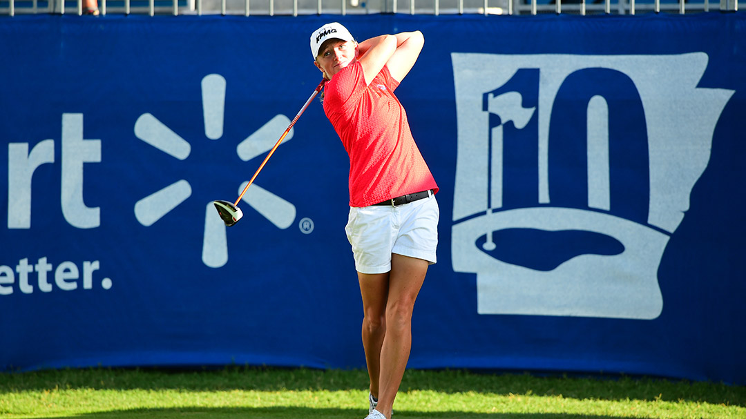 Stacy Lewis during the Wednesday Pro-Am at the 2016 Walmart NW Arkansas Championship