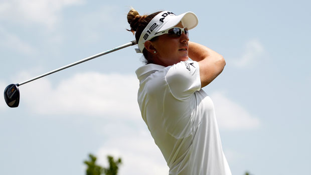 Brittany Lang during the final round of the Walmart NW Arkansas Championship presented by P&G