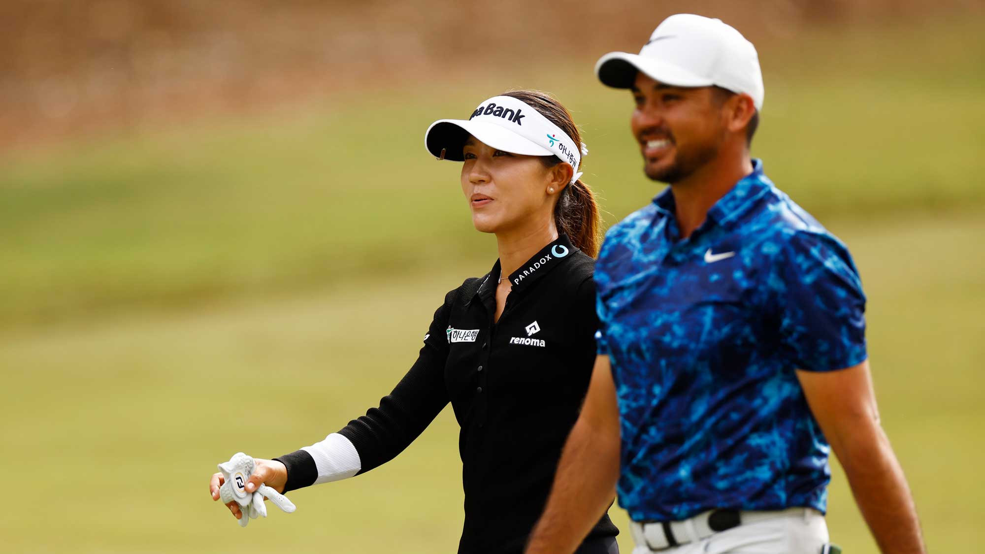 Lydia Ko and Jason Day