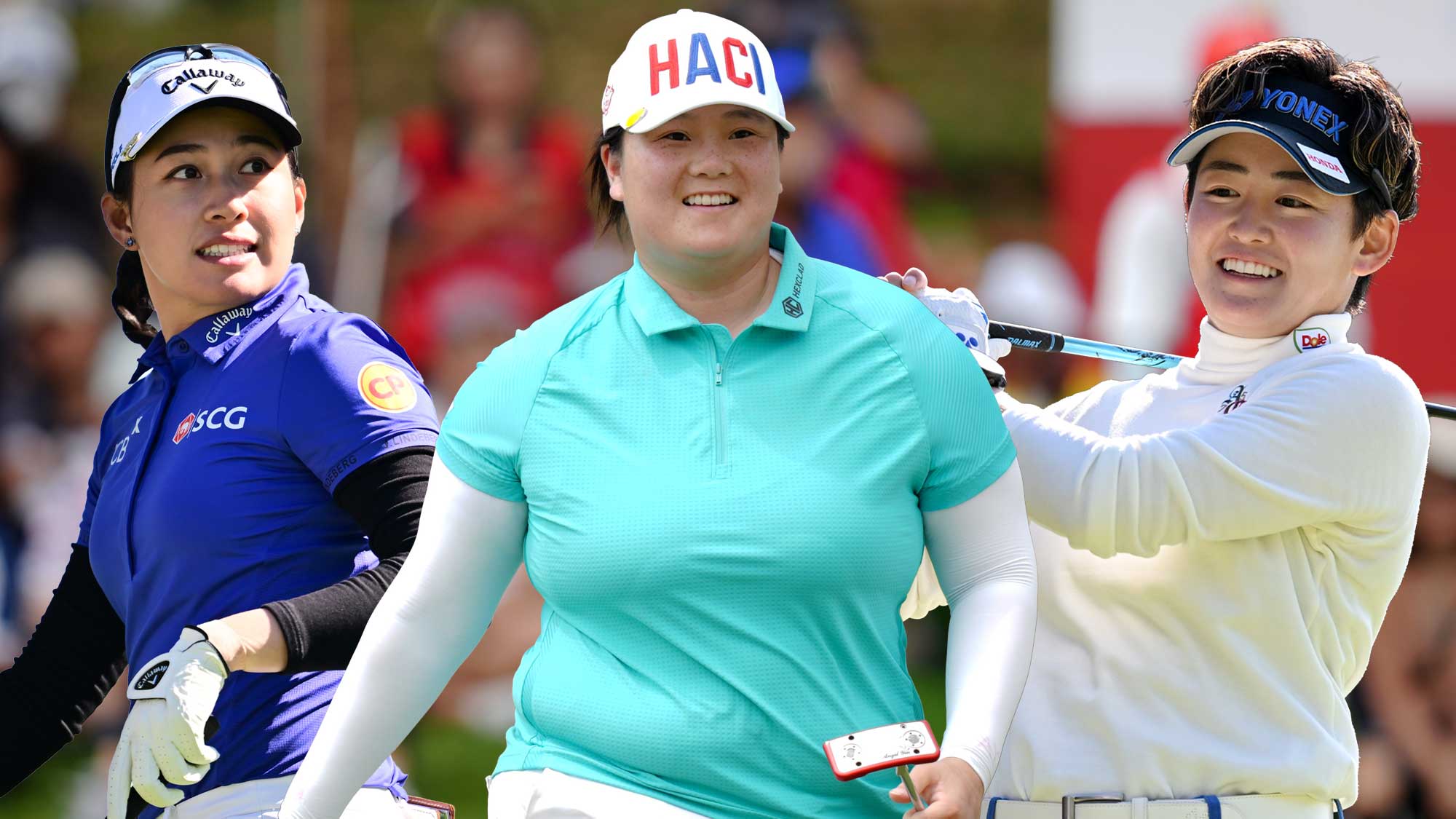 Jeeno Thitikul, Angel Yin and Akie Iwai