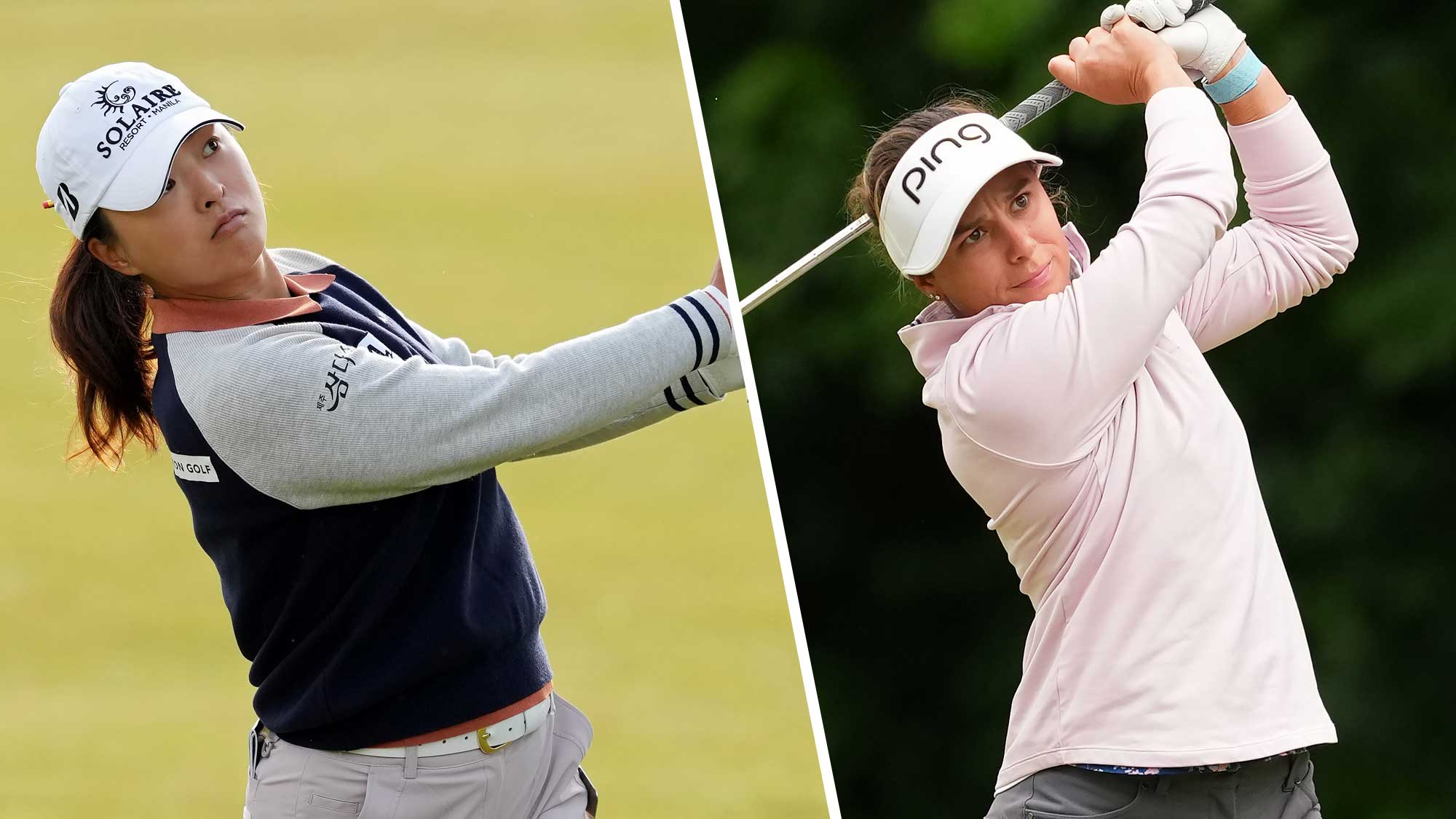 Lydia Ko and Amanda Doherty