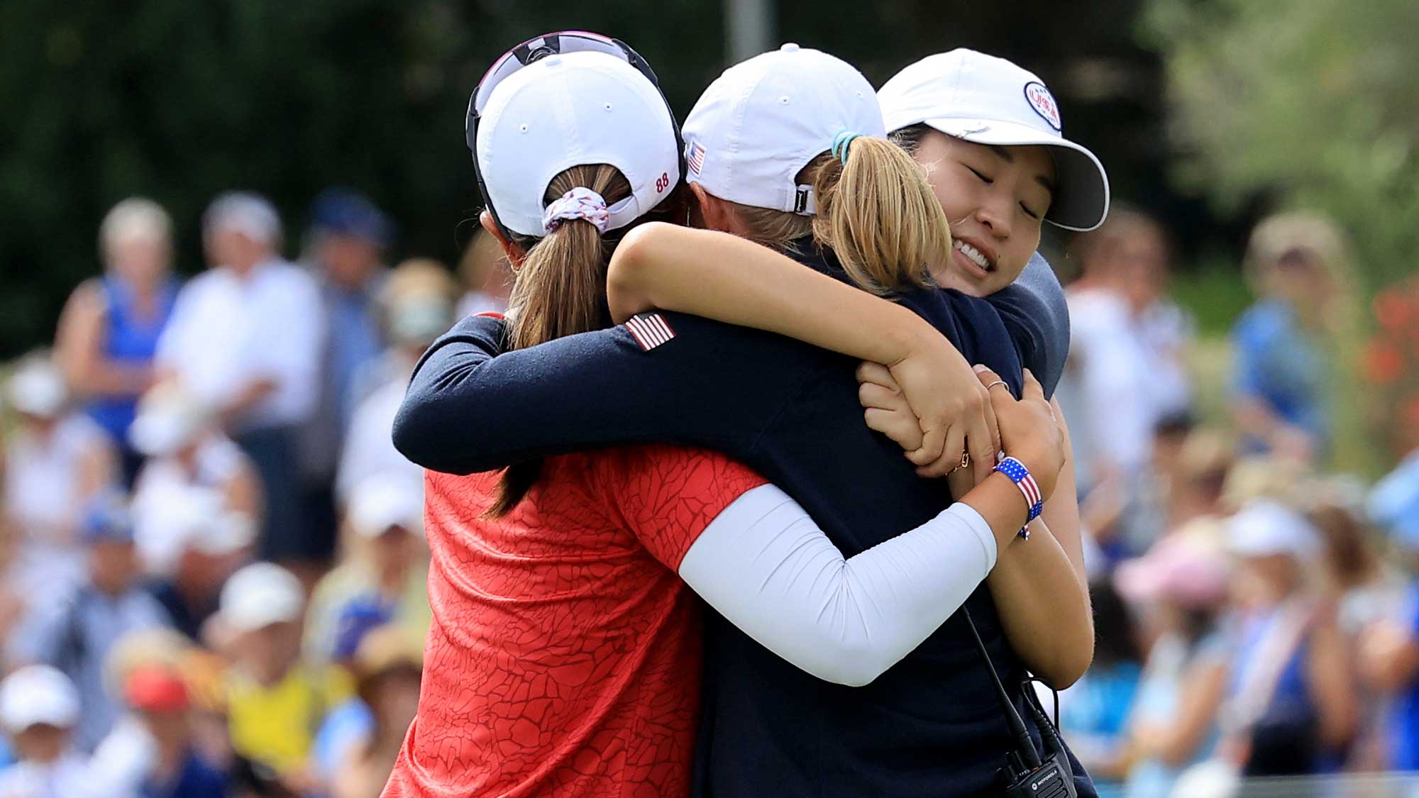 Danielle Kang, Andrea Lee, Stacy Lewis